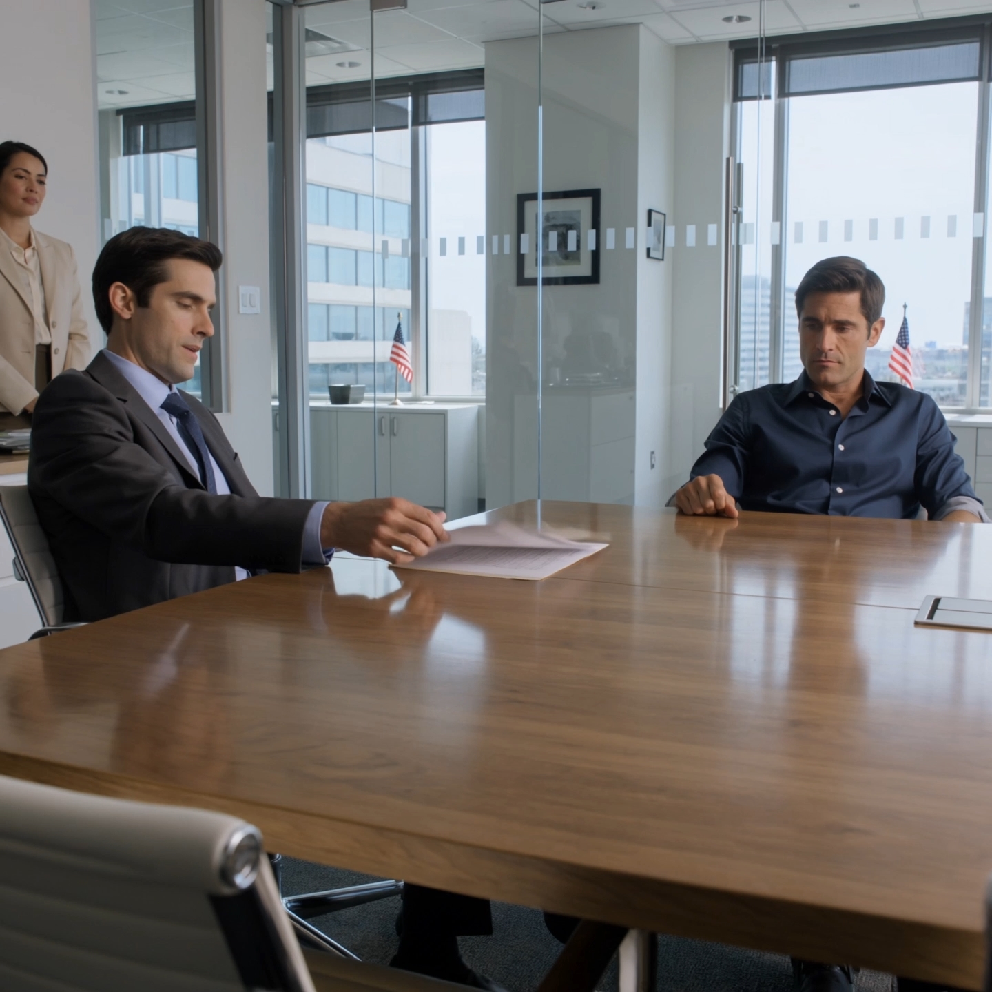 At 4:17 on a Thursday, Apex Solutions’ new CEO cut my pay, killed my bonus, reduced my health coverage, and smiled across a glass conference table as if he were correcting a clerical error.