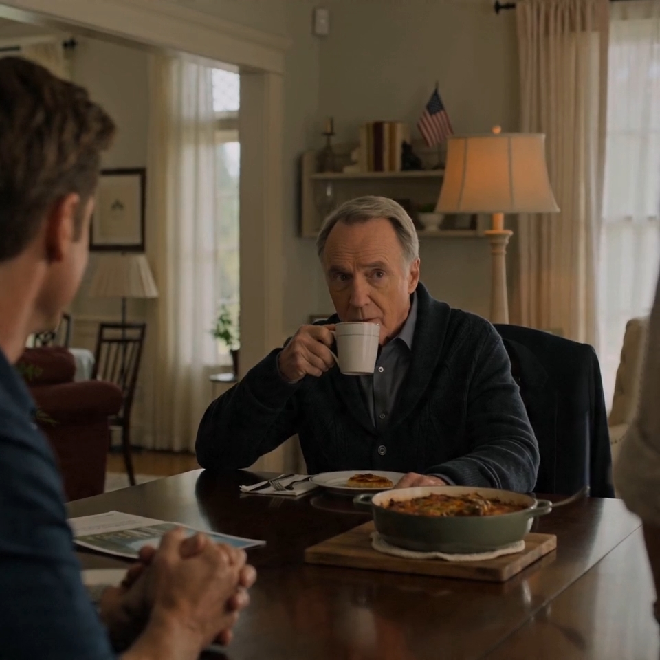 My son slid a care home brochure across the dinner table and said, ‘Dad, we already put your name on the list.’ I did not argue. I finished my coffee, thanked them for the chicken, and let them believe I was the old man in the room who had not understood what was really happening.