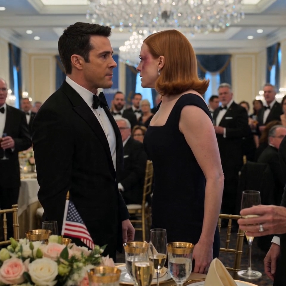 My father-in-law called me worthless in front of 600 guests. When I told him to stop, my husband slapped me so hard my head snapped to the side—and the whole ballroom went dead silent.