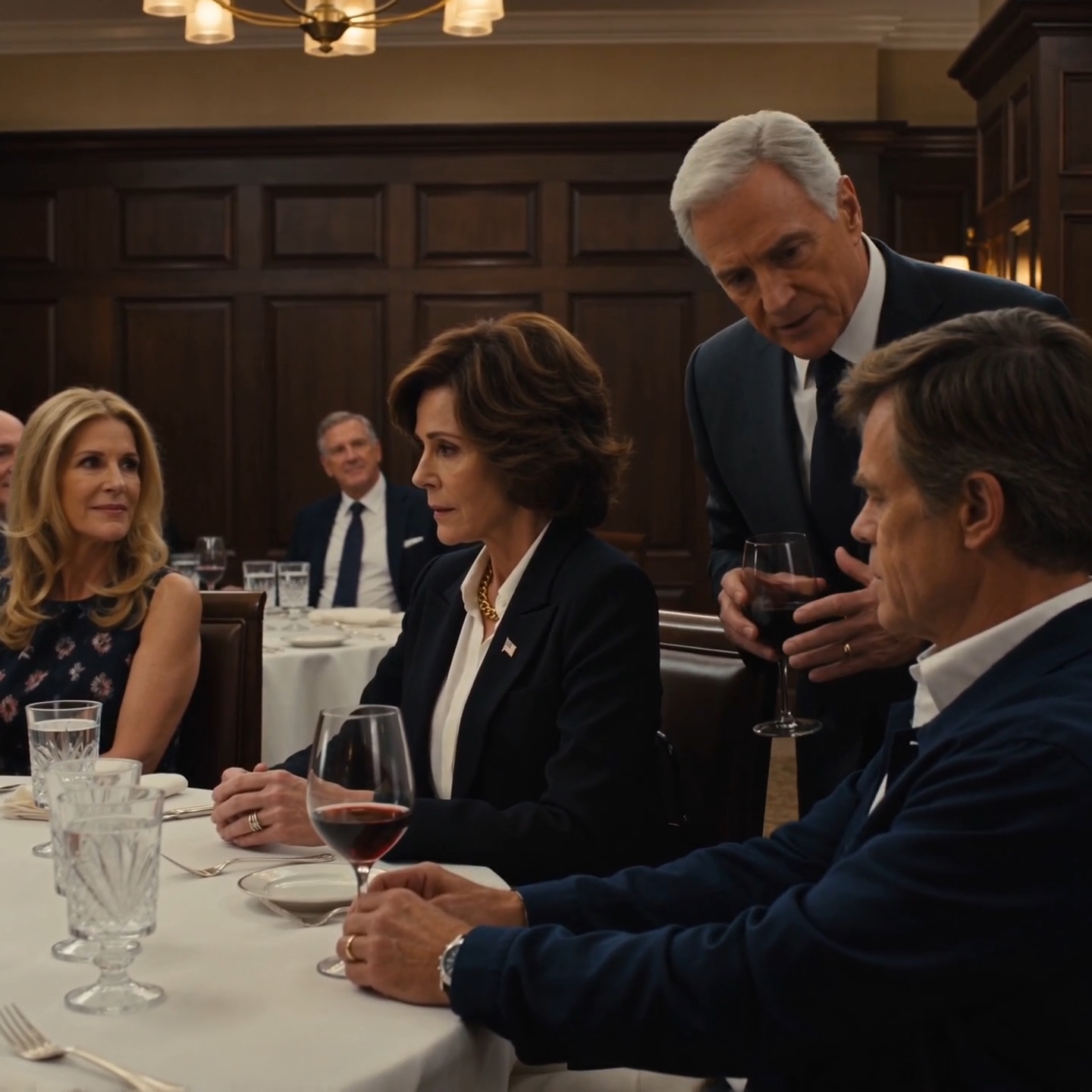 My wife called me at 1:30 that afternoon and said, ‘Tonight, sit there, smile, and keep your mouth shut. Her father is a judge, and I will not have you embarrass us.’ I said, ‘Got it.’ At dinner, I did exactly what she asked—until the judge reached my chair, went still, and looked at her like she had just made the worst mistake of her life.