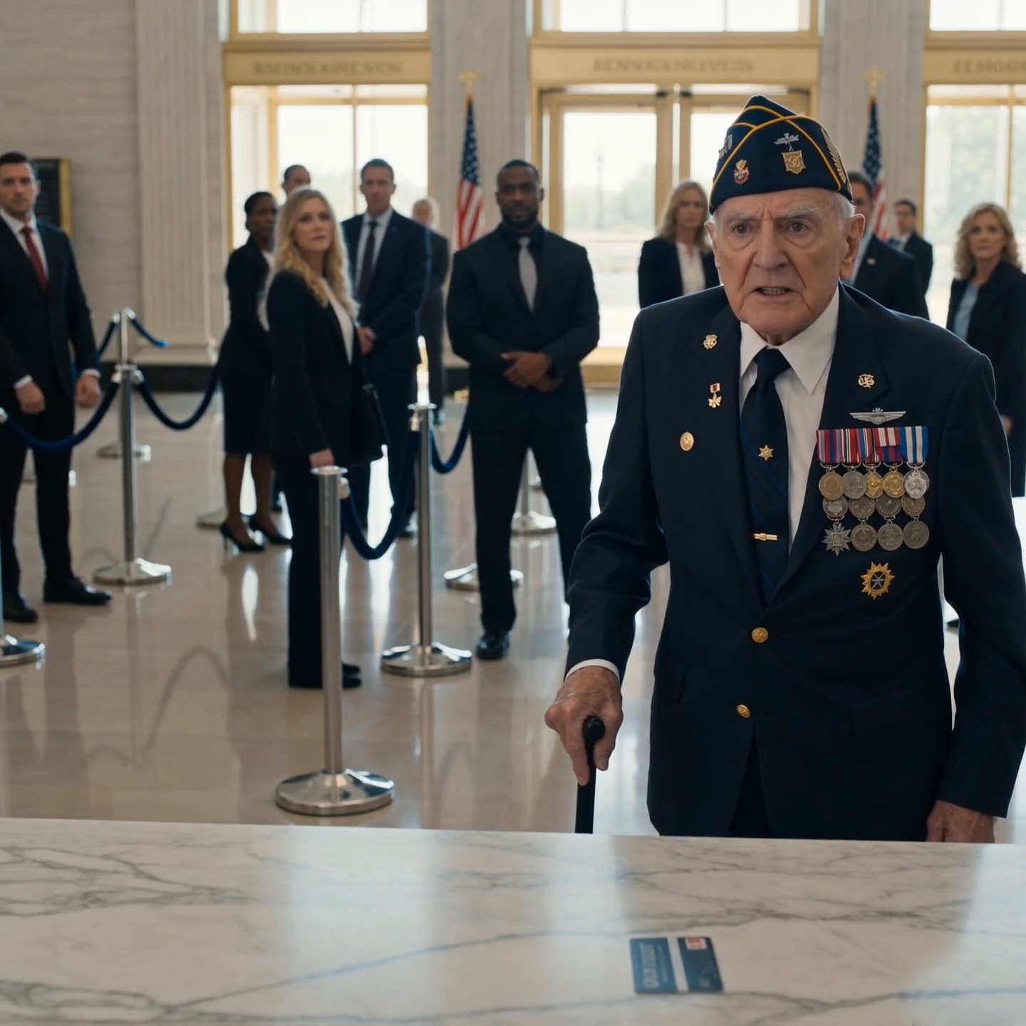 My late wife told me that if Hayes National ever tried to take our house, I was to wear my medals, walk into their lobby, put the black card on the counter, and make them say her name. The young executive smiled when he took it from my hand. He wasn’t smiling thirty seconds later.