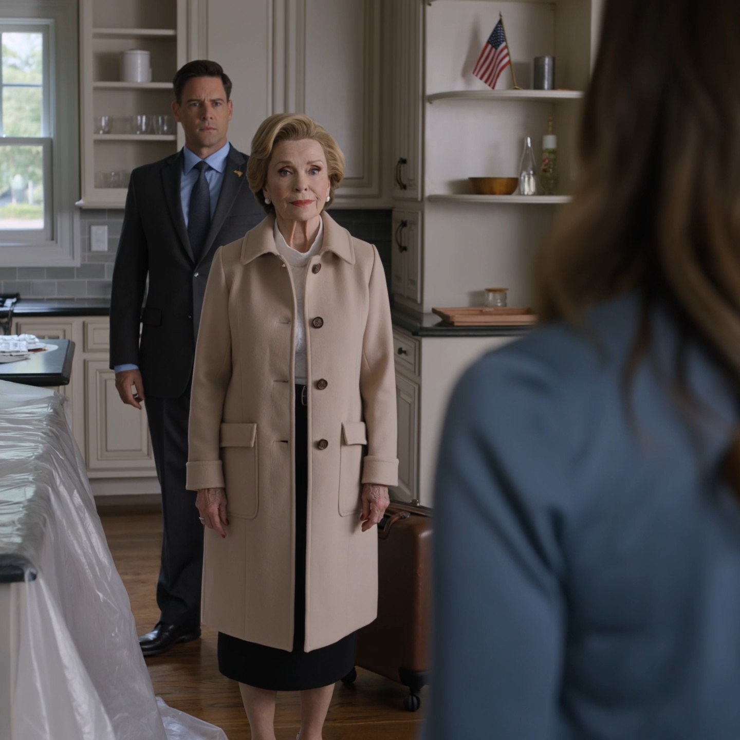 I came home from vacation and found my daughter-in-law remodeling my house.  She said she was “getting it ready” before moving in.