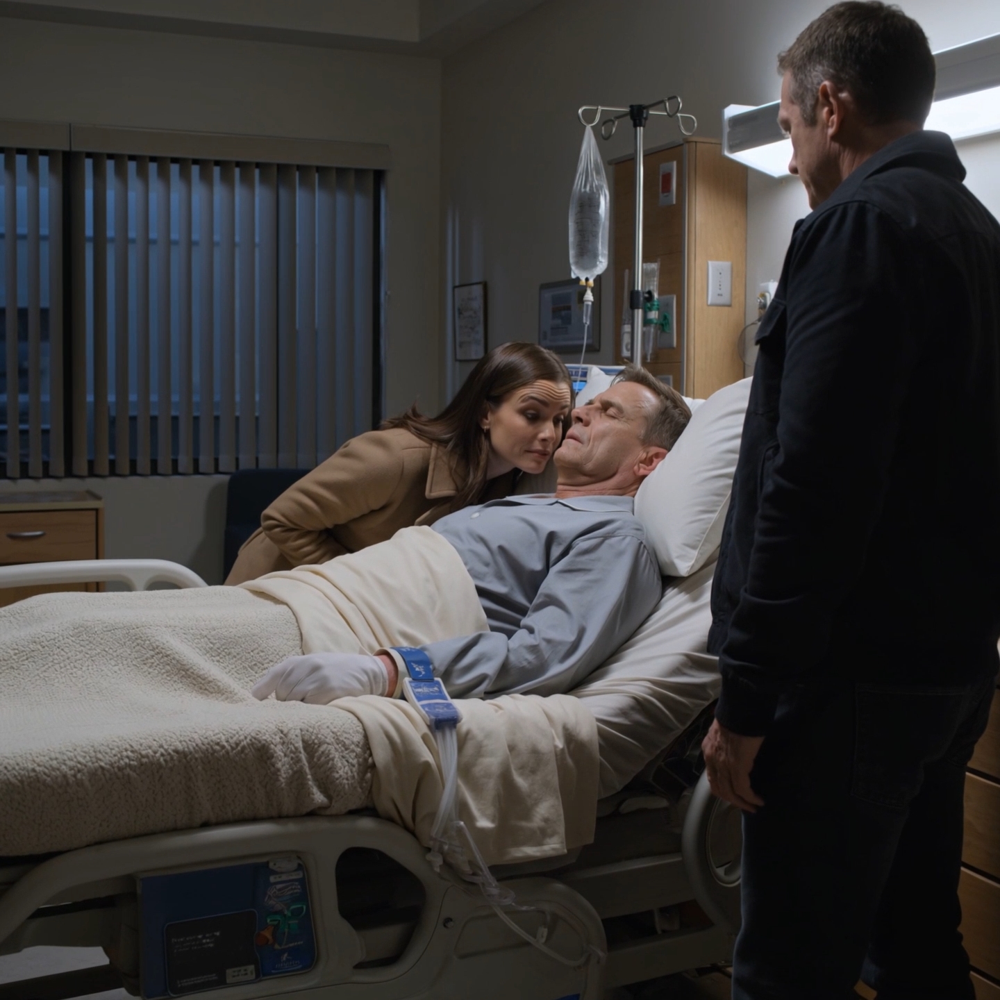 My wife leaned over my hospital bed and whispered, ‘You won’t wake up.’ Her brother stood beside her, waiting like a man who had already counted what he could take. Then the doctor walked in, and my wife changed her voice so fast I finally understood the woman beside my bed was not the same woman I had married.