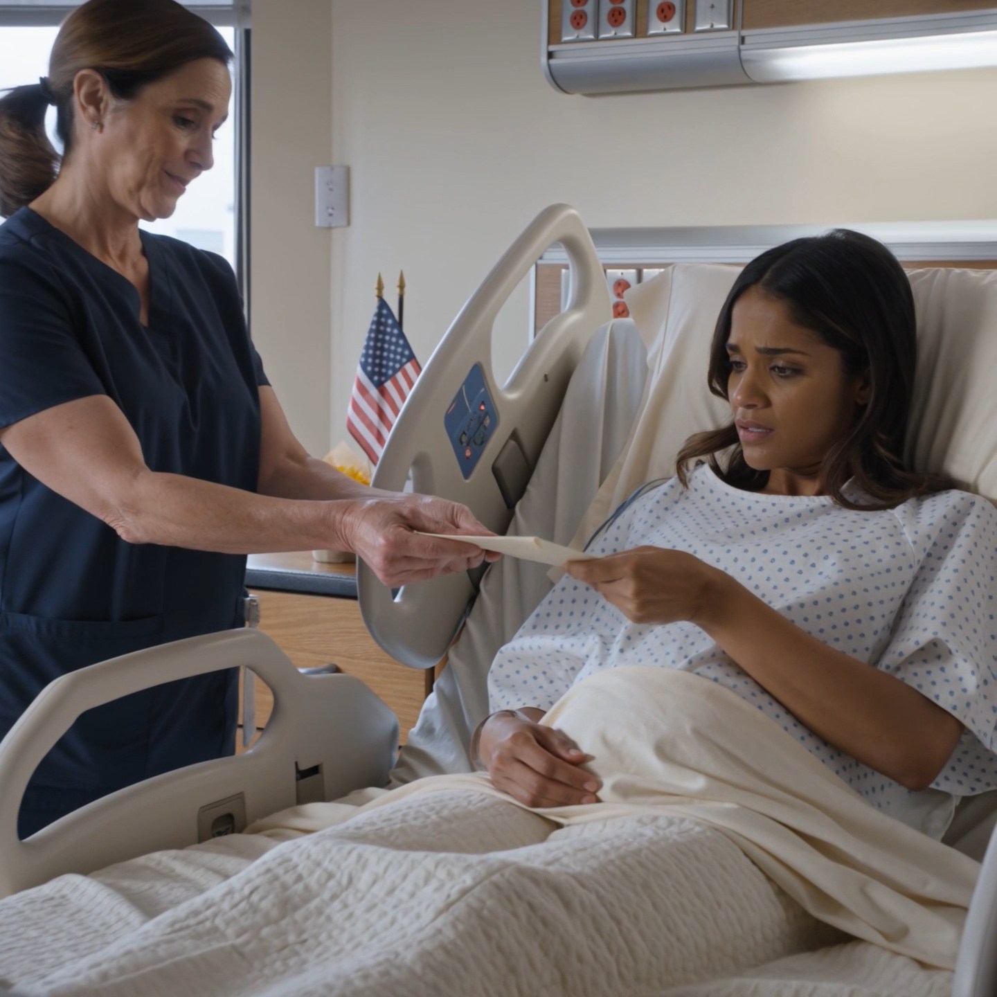 My husband flew to Seattle on the morning I went into labor four weeks early. By the time I woke up sore, stitched, and asking for my daughter in the neonatal intensive care unit, his mother had already called to tell me not to turn this into “something bigger than it was.” On my third morning in the hospital, a nurse handed me a cream envelope and said, “A woman told me to give you this only if your husband still hadn’t shown up.” That was the moment I realized I was not living through one bad day. I was standing in the middle of a pattern.