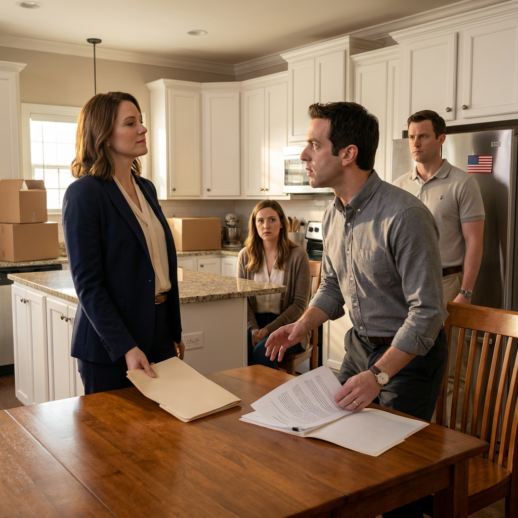 My husband filled our Nashville living room with empty moving boxes and told me to be out by tomorrow because his brother and sister-in-law were moving into our house. By the next afternoon, he was standing in front of me with shaking hands, asking, “Isn’t this house mine too?” By then, I had already called my lawyer.