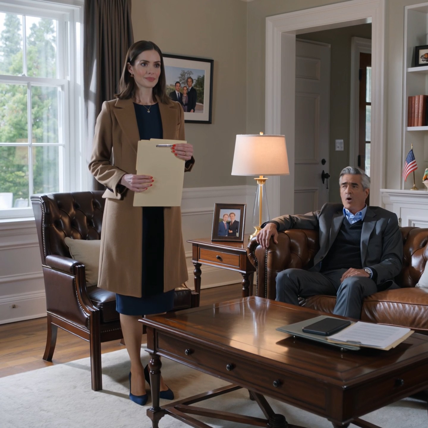 My father introduced me to my sister’s future in-laws as “the maid.” He said it smiling, like it was the most natural thing in the world. Then the groom’s mother looked at me a second too long, and the entire room changed temperature.