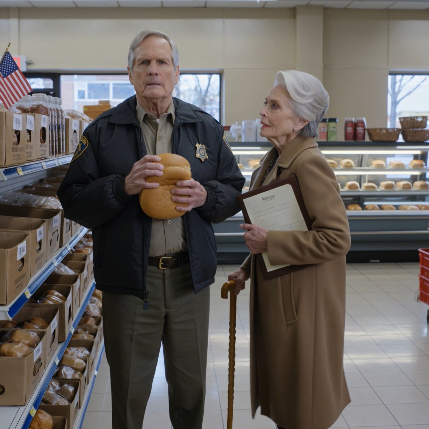 Eleven days after I buried my wife, my children used her will to push me out of the house we had built together. By April, I was limping through twelve-hour night shifts as a security guard, buying markdown bread at Metro and pretending I still recognized my own life. Then an old woman in a camel coat looked at my face in the baking aisle, went completely still, and asked, “Are you Raymond Gagnon’s son?” When I said yes, she gripped her cane and whispered, “I’ve been trying to find your family for fifty-three years.”