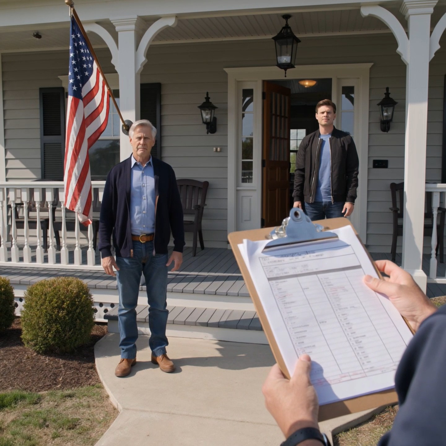 I built my parents a $325,000 lake house so my father would not have to spend the rest of his life asking permission to move through it. Six months later, I turned into the driveway and found a stranger photographing the house while my brother waited inside with papers already tabbed for my father to sign.