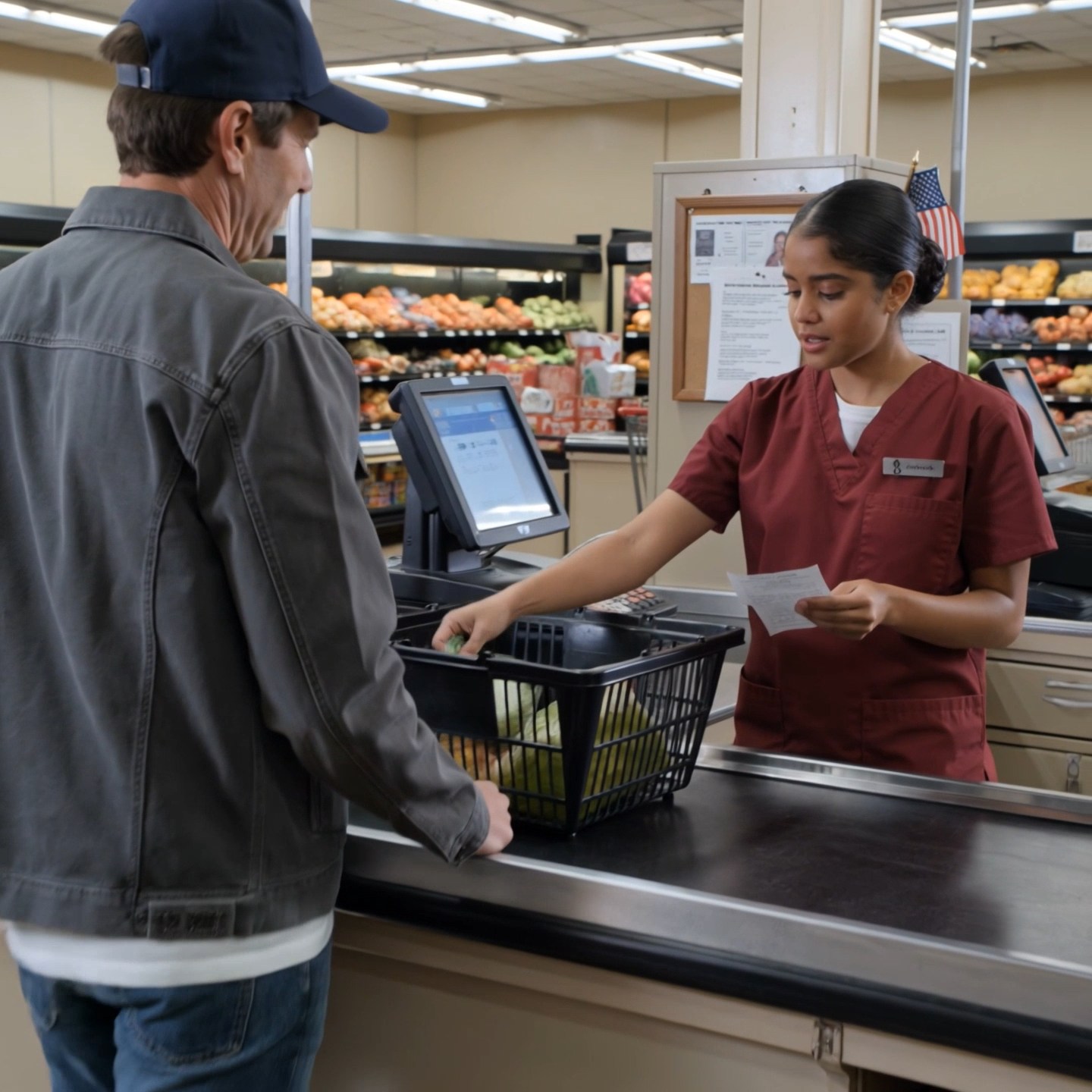 The cashier at register 3 kept turning her face away between scans so nobody would see her cry. When the man buying orange juice and crackers asked if she was all right, she apologized and said her four-year-old daughter was in the hospital — and her paycheck had been “late again.” He looked like an ordinary customer in a gray jacket. By the next morning, one quiet answer in the manager’s office would tell him exactly what had been happening inside that store.