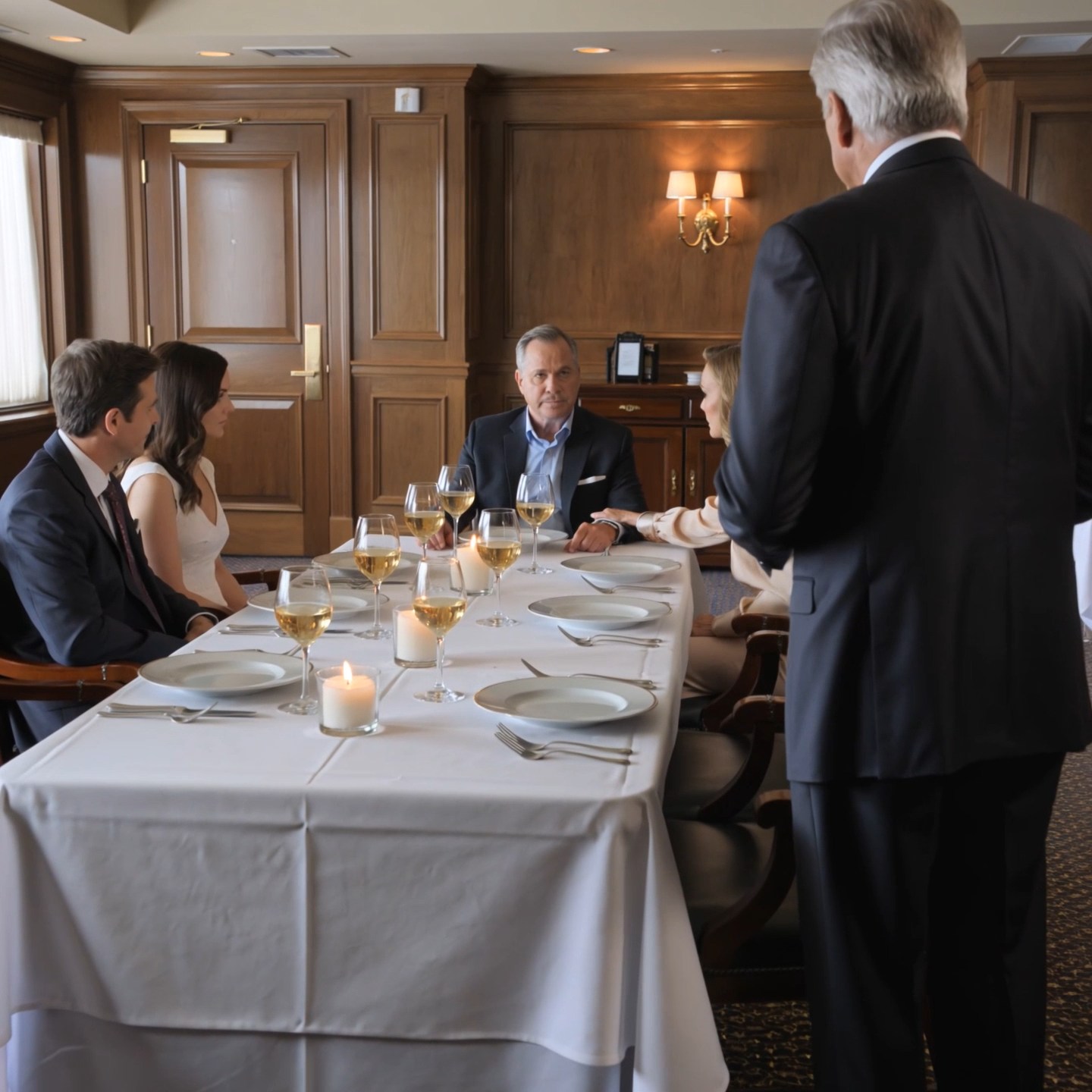 My wife gave her affair partner the head seat at my son’s rehearsal dinner—the one no stranger should have touched—while 43 guests watched me get erased in real time. I buttoned my jacket, walked out, and by midnight she’d called 17 times. I never picked up.