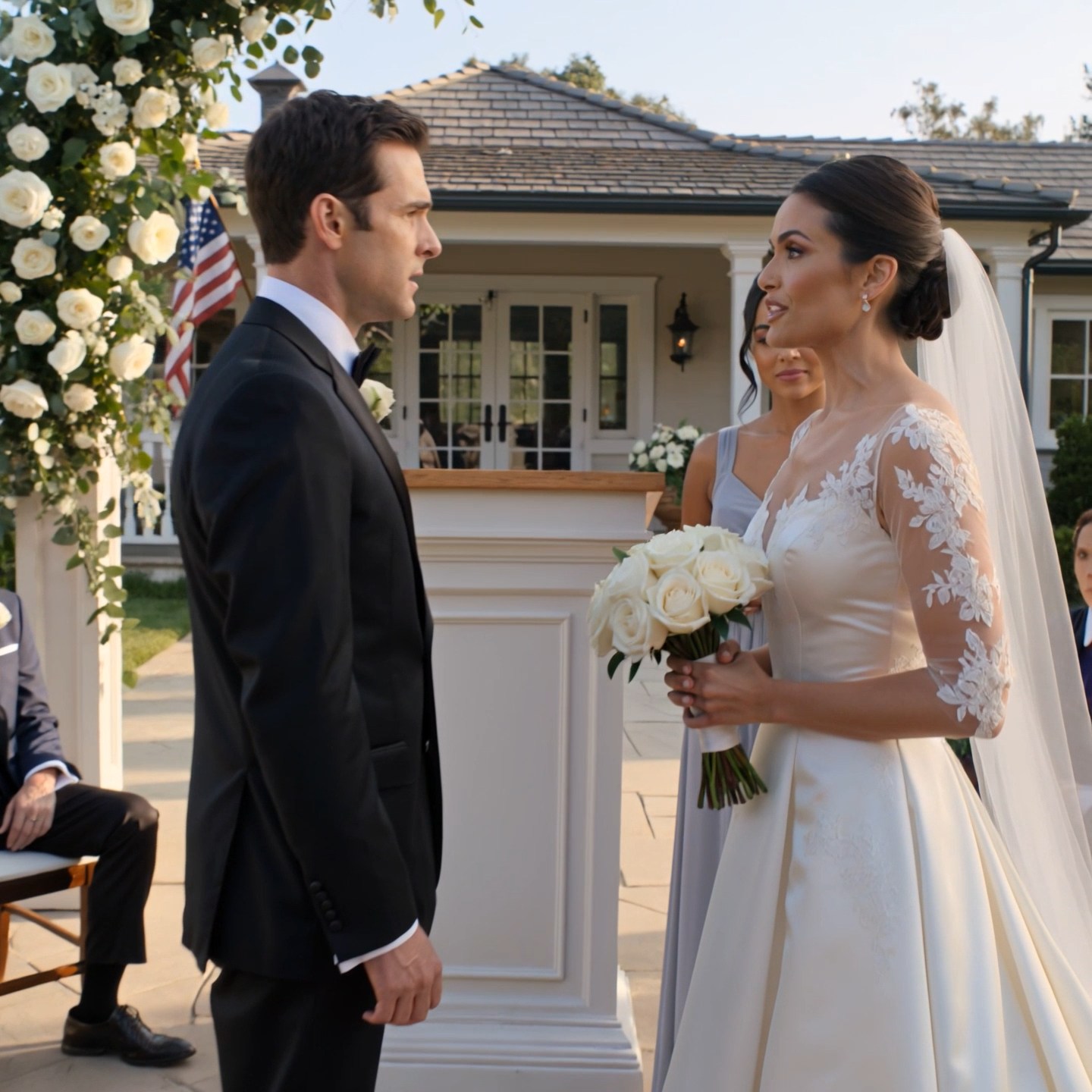 Ten minutes before our wedding, I heard my fiancé whisper another woman’s name through the wall. Then he said why he was marrying me, and the room tilted.