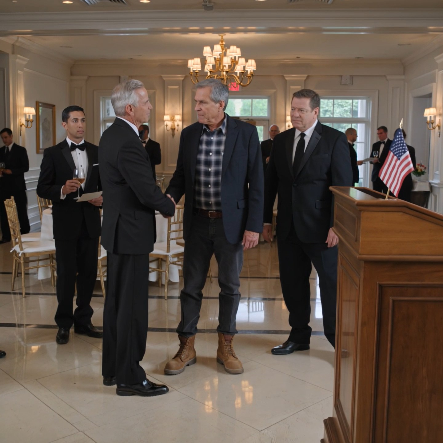 My son-in-law called security on me at his hospital gala. Then the board chairman said my name, and all the color left his face.