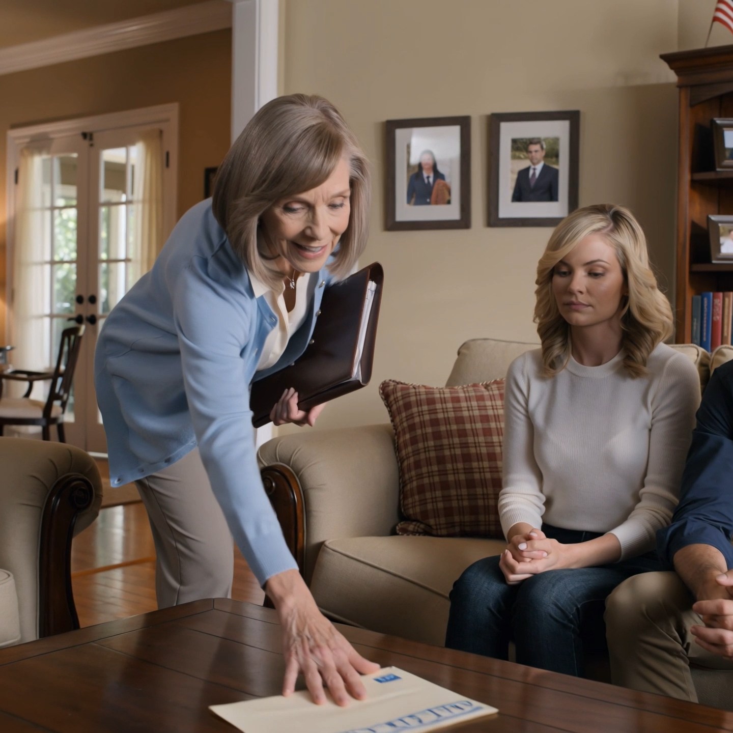 My daughter-in-law told me to stop living with them and go find a room to rent. My son nodded. I smiled, went upstairs, and took one paper out of a velvet-lined box.