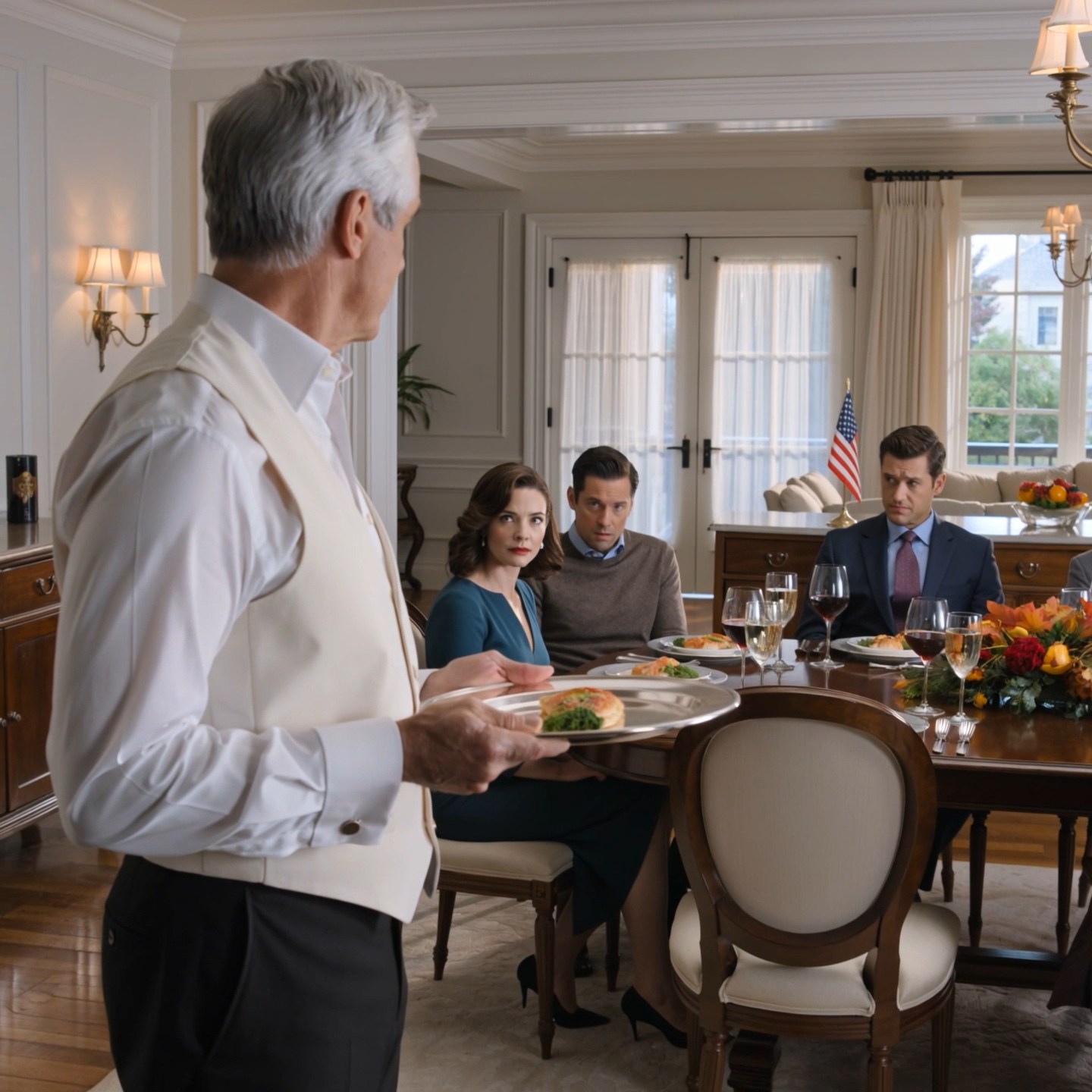 ‘Don’t talk to him. He’s just our butler.’ My daughter-in-law said that in front of thirty-five people at Thanksgiving.  I looked at my son, said, “Then you may want to stop me now,” and watched all the color leave her face.