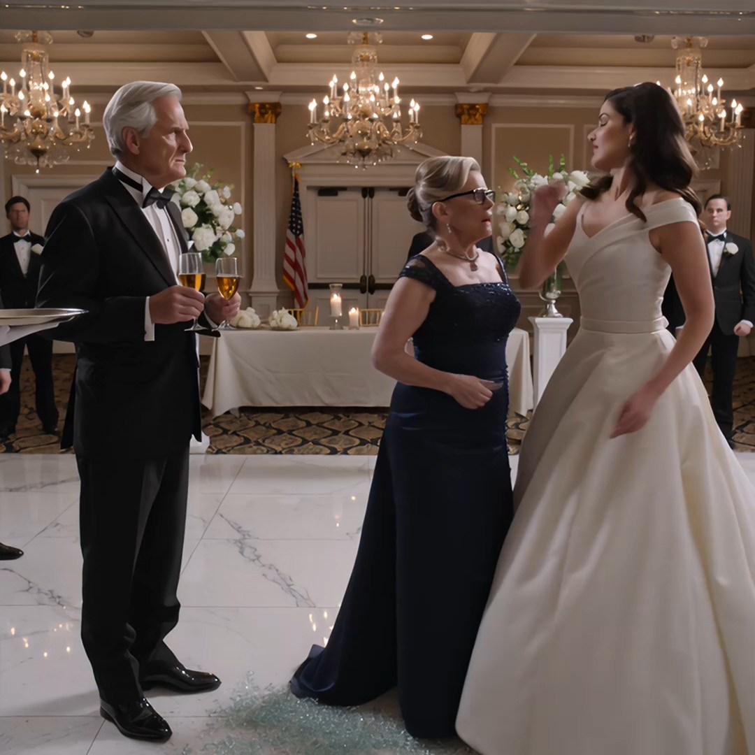 My daughter-in-law slapped my wife at our son’s wedding and told her to get out. My son dropped his eyes. Then I made one phone call, and the bride was the first one who looked scared.