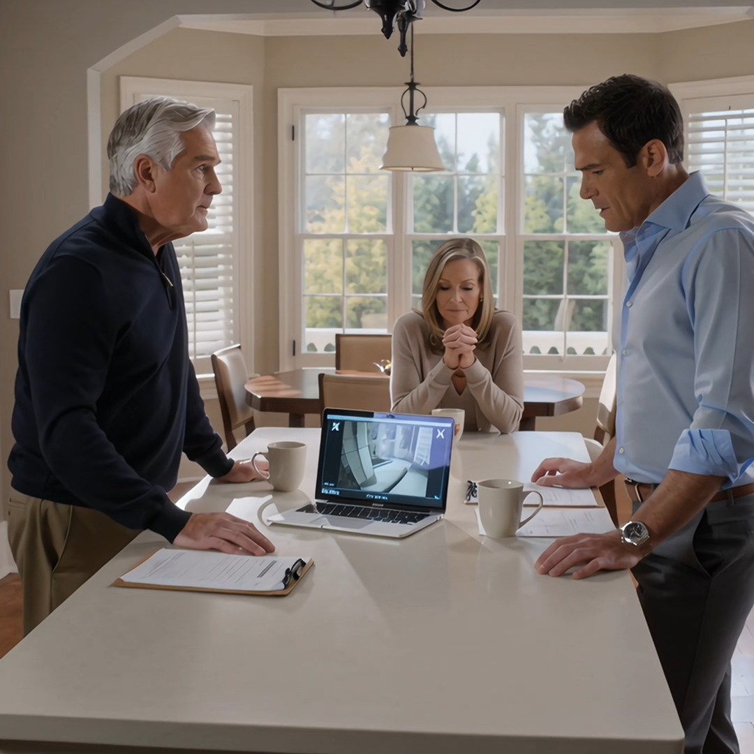 I came home early and found my wife shaking on the edge of our bed.  My son-in-law looked me in the eye and said, “She was like this before I got here. I didn’t do anything.”  But when I checked the security footage from that afternoon, I saw exactly what he had done.  After 41 years of marriage, you learn the difference between tears that come from pain and tears that come from fear.