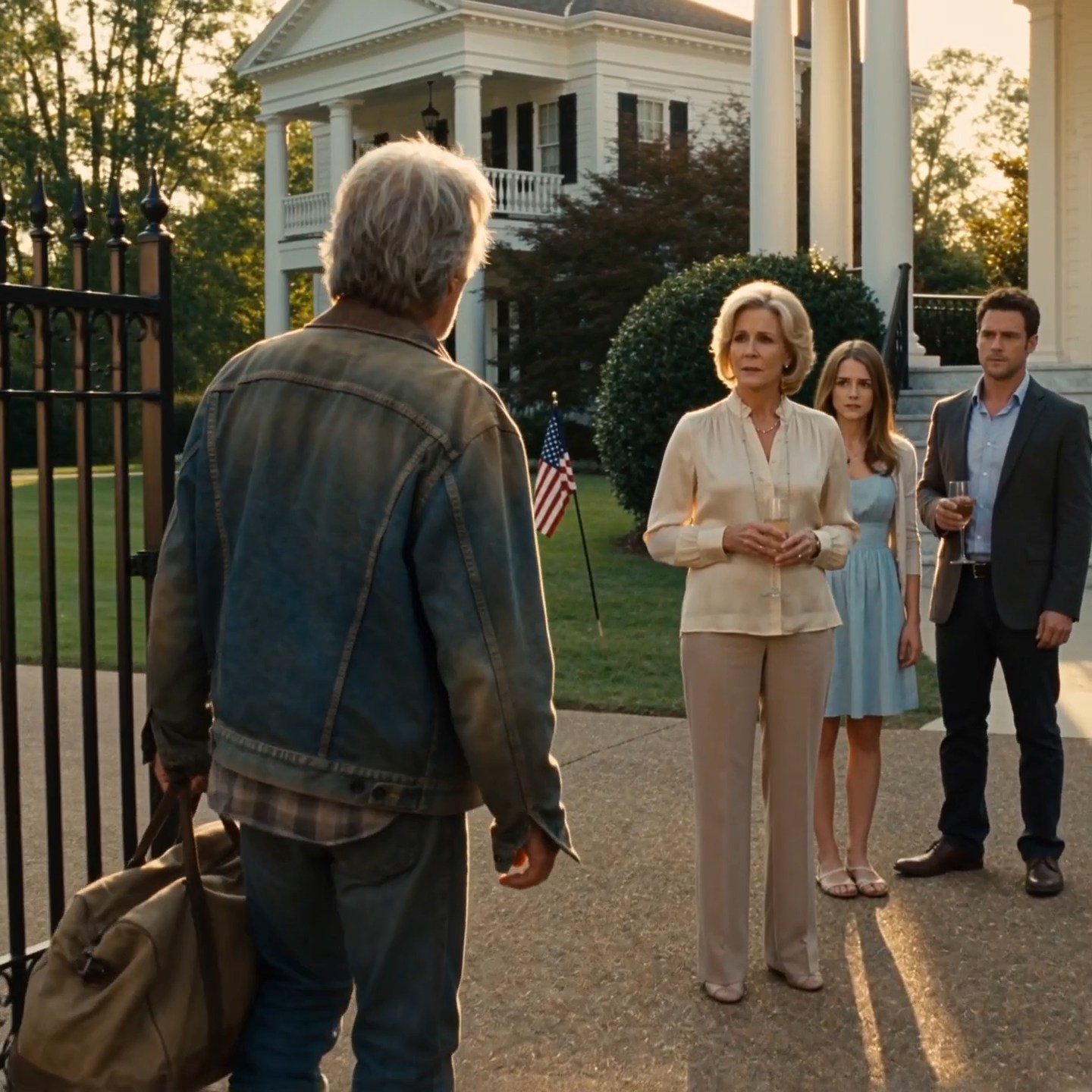 Richard Hail came home looking broke, and on the steps of the house he built, his own family treated him like a stranger.