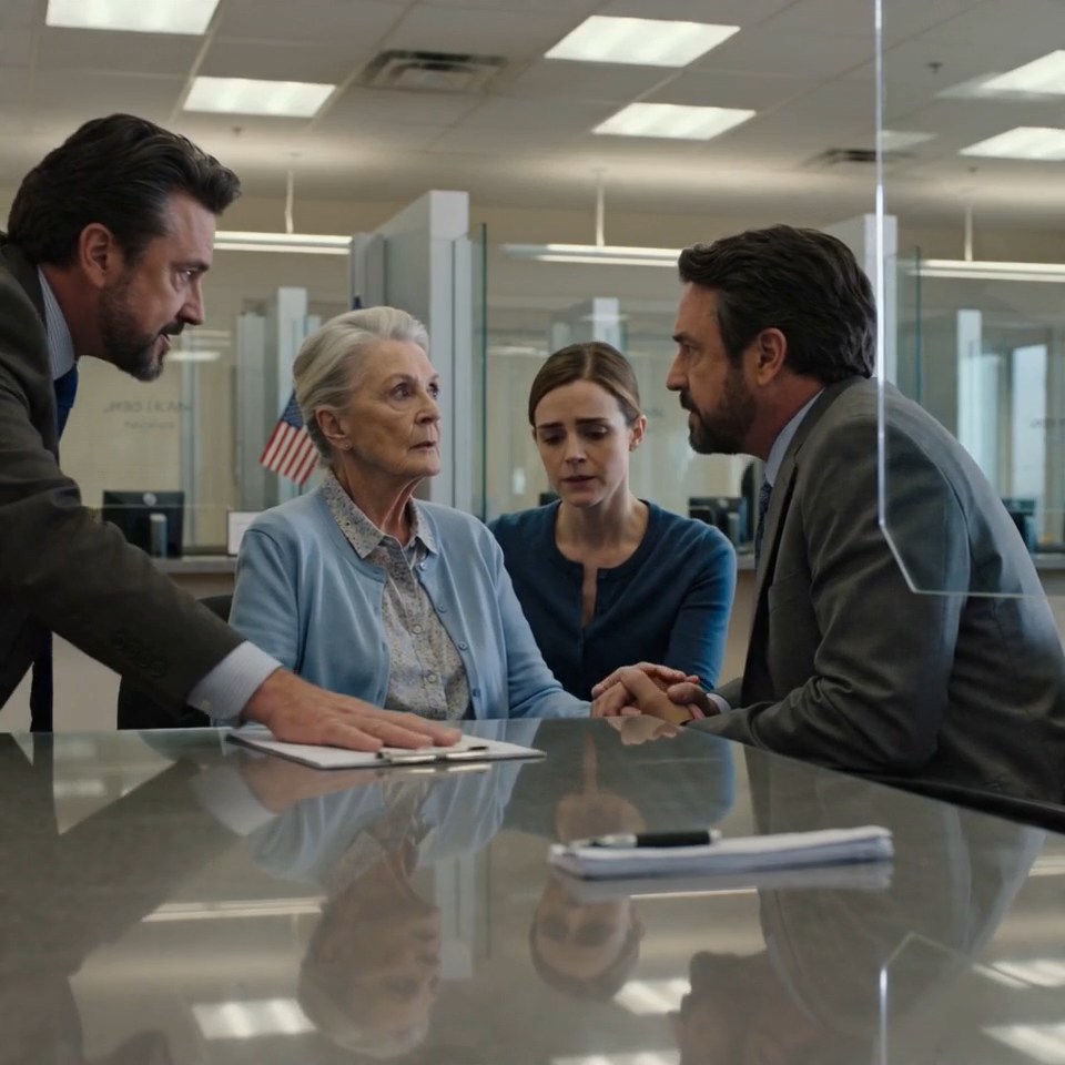 My family dumped my silent grandmother at my apartment with two suitcases and a note that said, “She’s your problem now.”  A year later, in a bank office, she opened her mouth for the first time… and my uncle’s face went white.