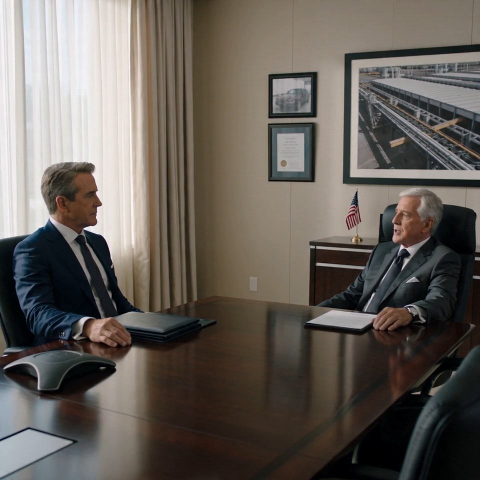 During my annual review, my father-in-law, the CEO, cut my salary in half and said, “Take it or leave it.” I smiled and said, “Perfect timing.” He had no idea I’d already signed with his biggest rival.