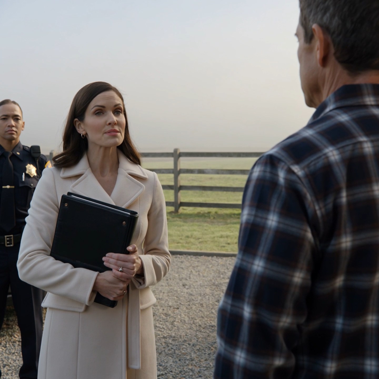A CEO came with police to take a single father’s farm. He didn’t raise his voice. He just made one quiet phone call—and by midnight, she saw the warning her own people had buried.