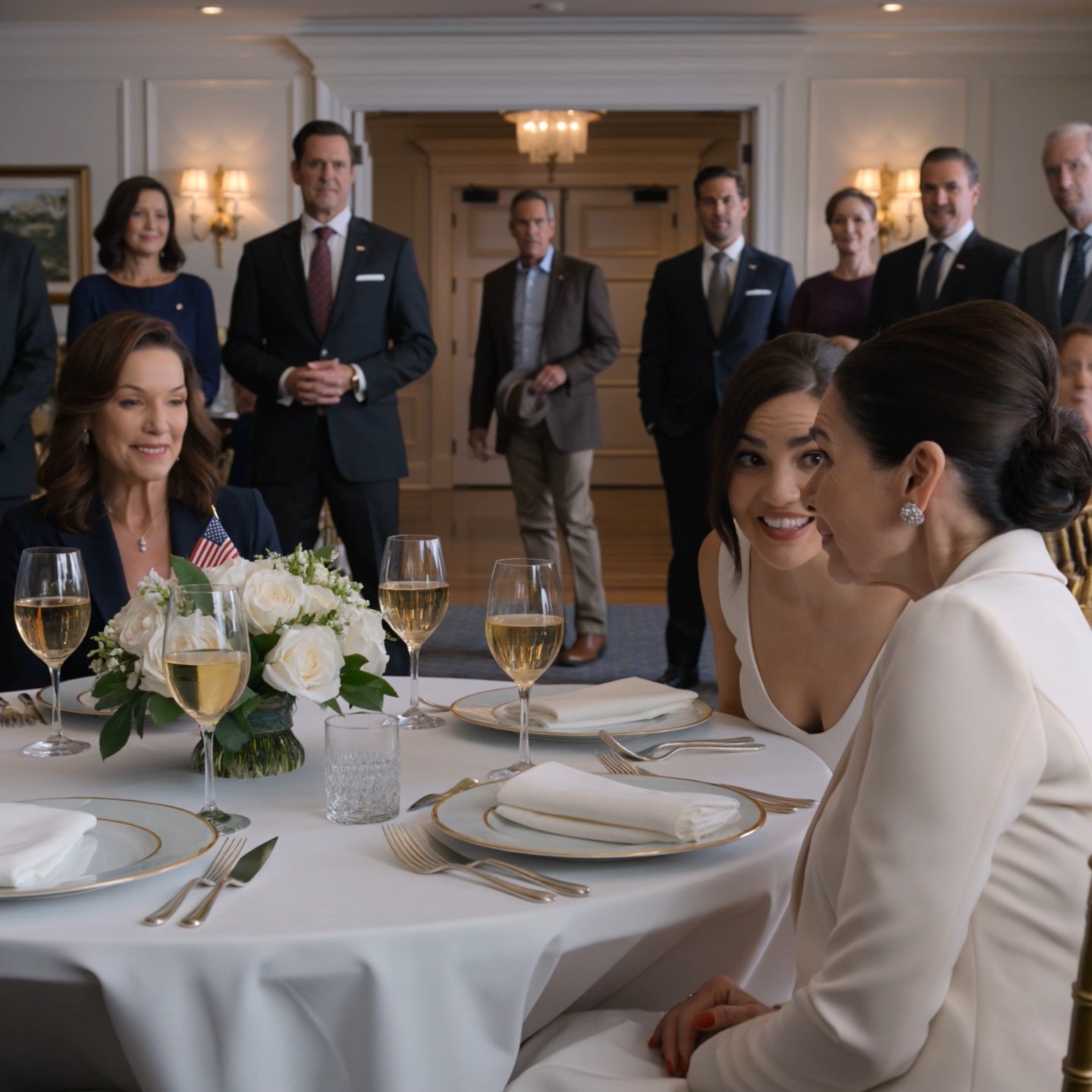At my son’s engagement dinner, the bride saw my clean boots, laughed to her mother, and called me “the stinking farmer.” I turned to leave before I embarrassed my boy—then he caught my arm and whispered, “Don’t move, Pop. Tomorrow, she walks herself into it.”