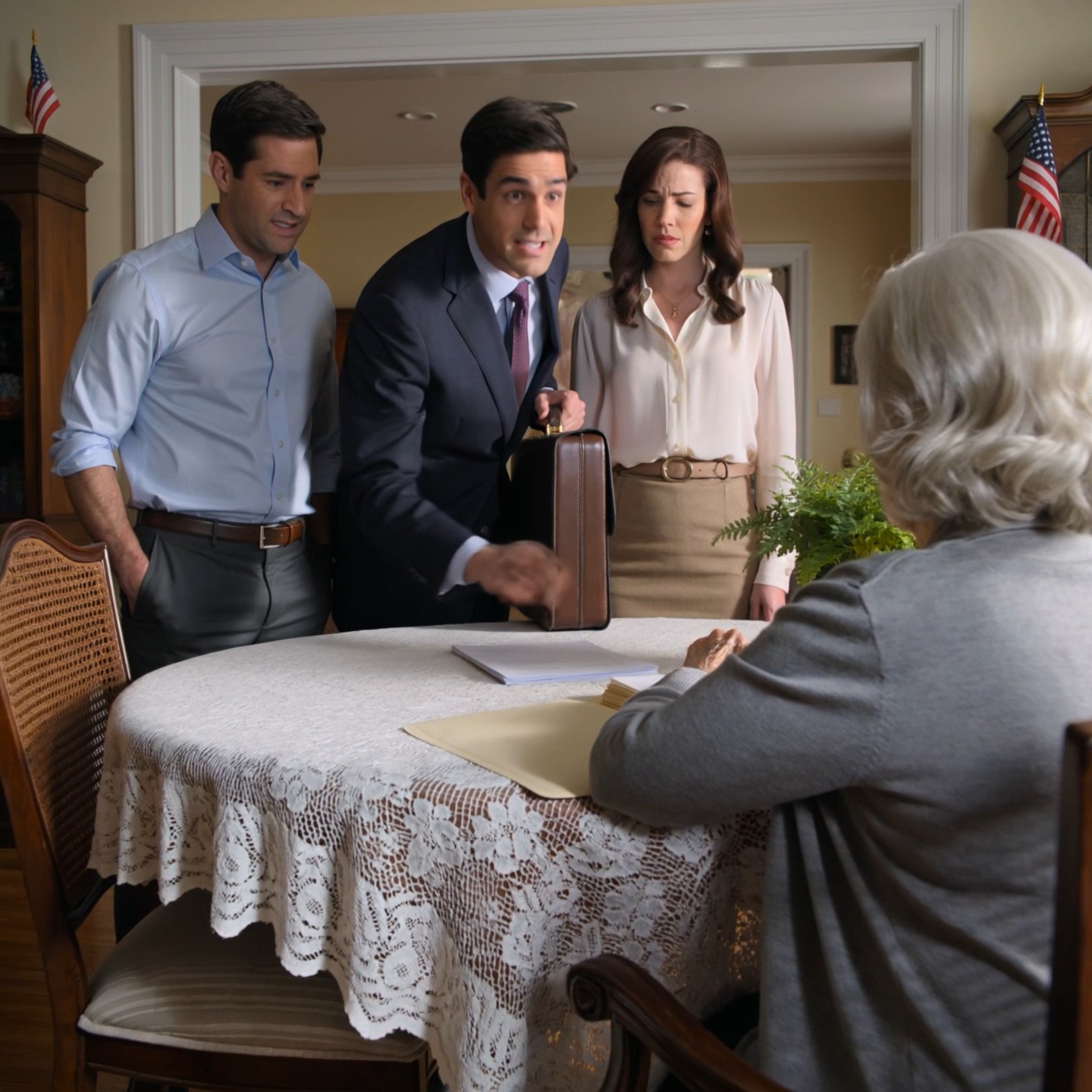 My son brought a lawyer to my dining room to make me sign away my house. He called it “protection.” His wife called it “the responsible thing.” But when I opened the folder my late husband left behind, the lawyer looked at one page and quietly stopped talking.