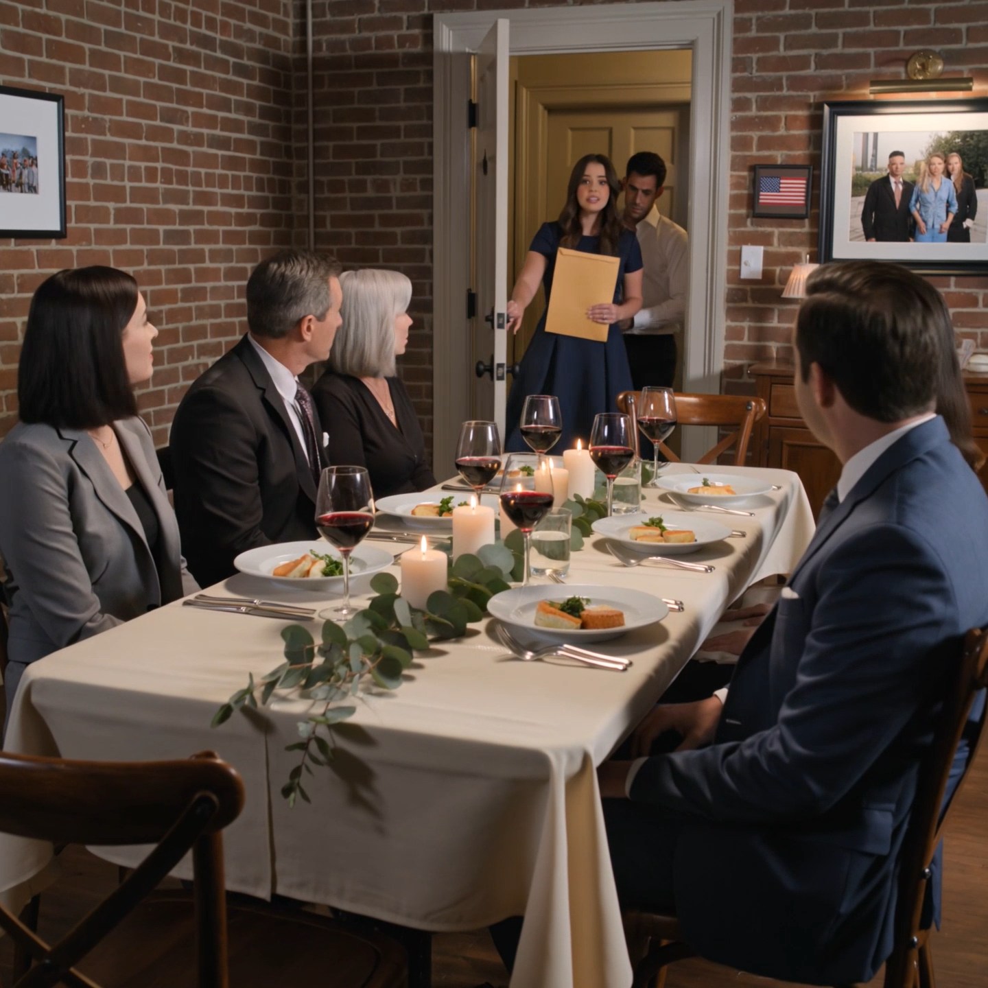 Two weeks before my wedding, my parents told my fiancé I had abandoned a secret child. At our rehearsal dinner, they smiled like the lie had worked—until a woman from my past walked in with one envelope, and my mother’s face went white.