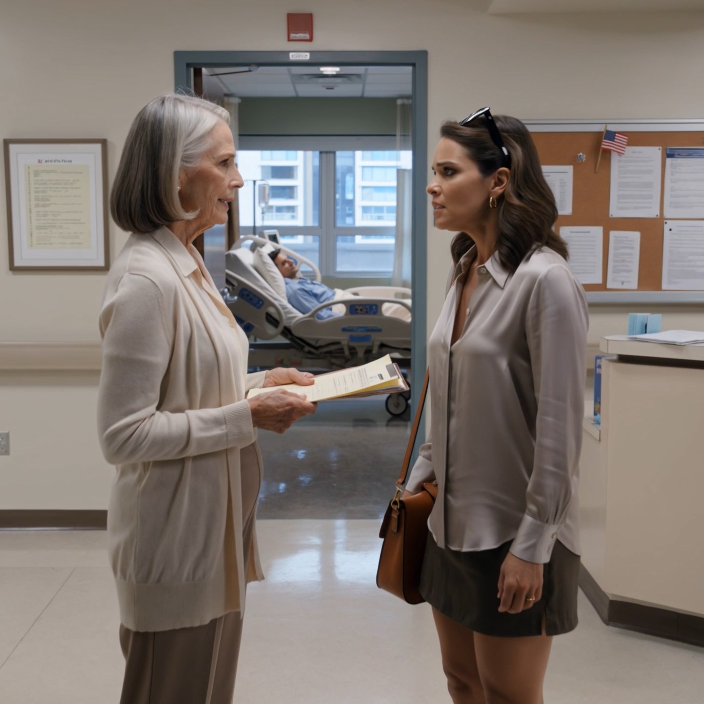 I flew to Houston without warning and found my son alone in the hospital’s intensive care unit for six days while his wife was away on a weekend trip—so I made one call that froze the accounts she thought were untouchable, and one hour later, she stormed into that hallway knowing I had found far more than she ever thought I would.
