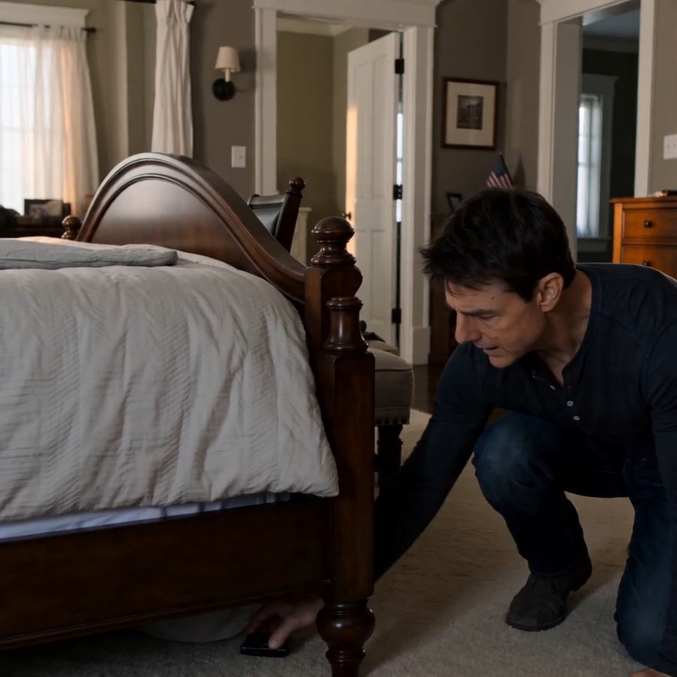 Seven months after my father passed, a contractor renovating his old study called and said, ‘Come to the house right now. I found something hidden under the floor. But come alone.’ When I opened it, my hands started shaking before I even understood why.