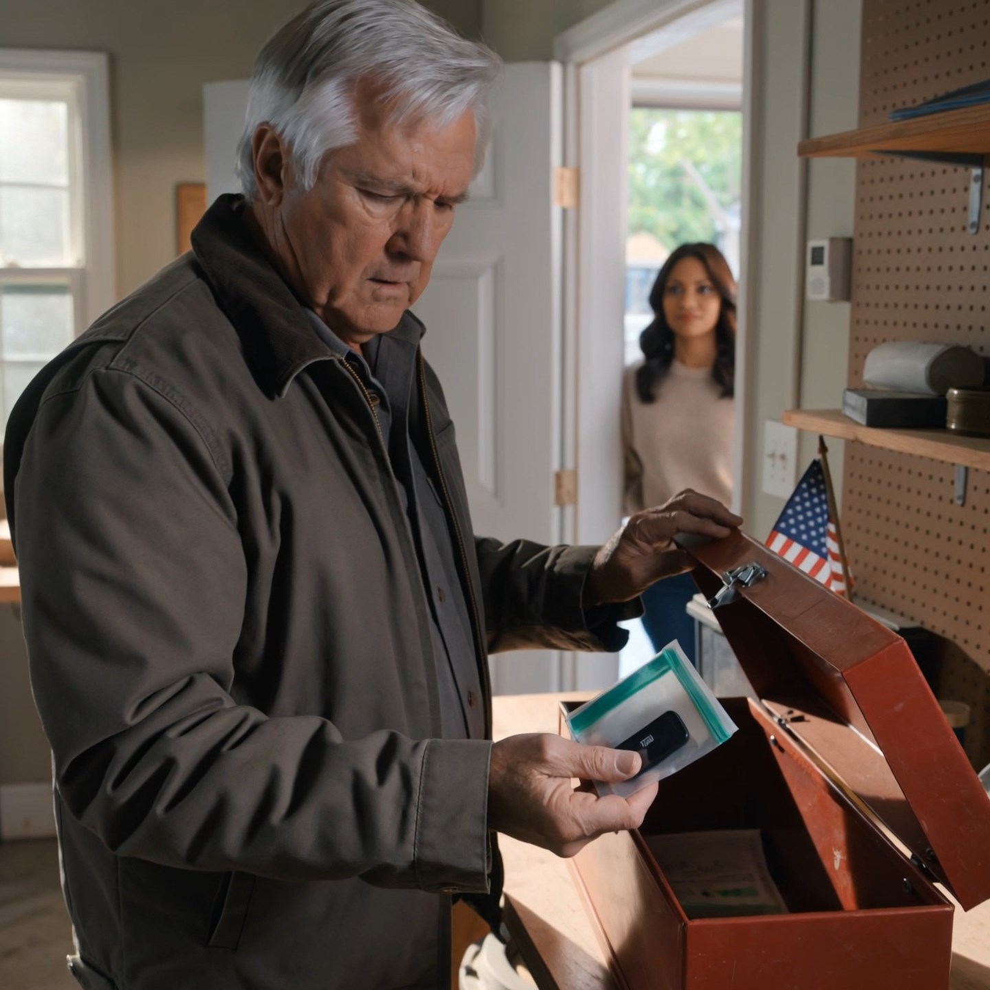 Two days after we buried my son, his wife told me to clear out his garage and forget his tools. Then I opened the one toolbox she wanted gone first…and before I even opened everything, I knew my son had left me something she never wanted me to see.