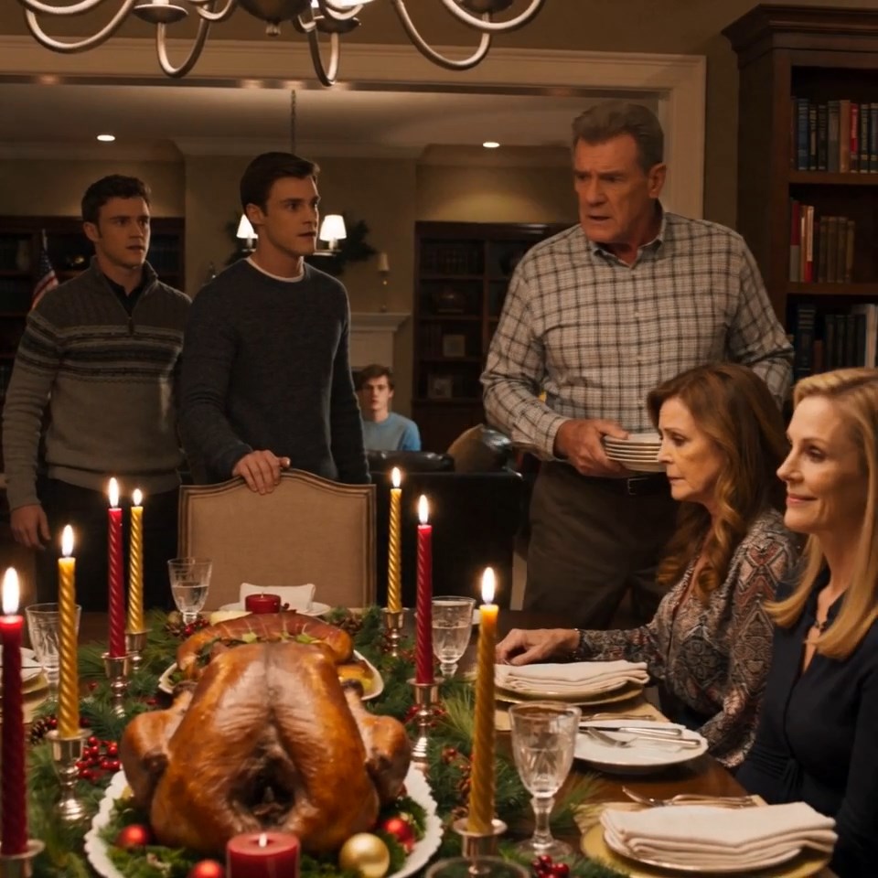 At Christmas dinner, my son put his hand on the chair at the head of my table and said, ‘That seat is for the man who provides for this family. Not you.’ Everyone laughed. I took the smallest chair in the room and said nothing. By morning, everyone in that house was going to find out exactly who had really been holding that family up.
