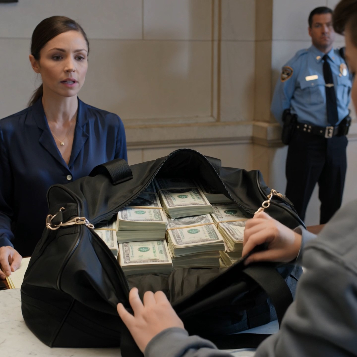 A ten-year-old boy dragged five million dollars into a bank and told the men in suits only one thing: ‘You promised to leave her alone.’ But the money wasn’t what changed the room—it was the way one man reacted when he saw the boy’s face.