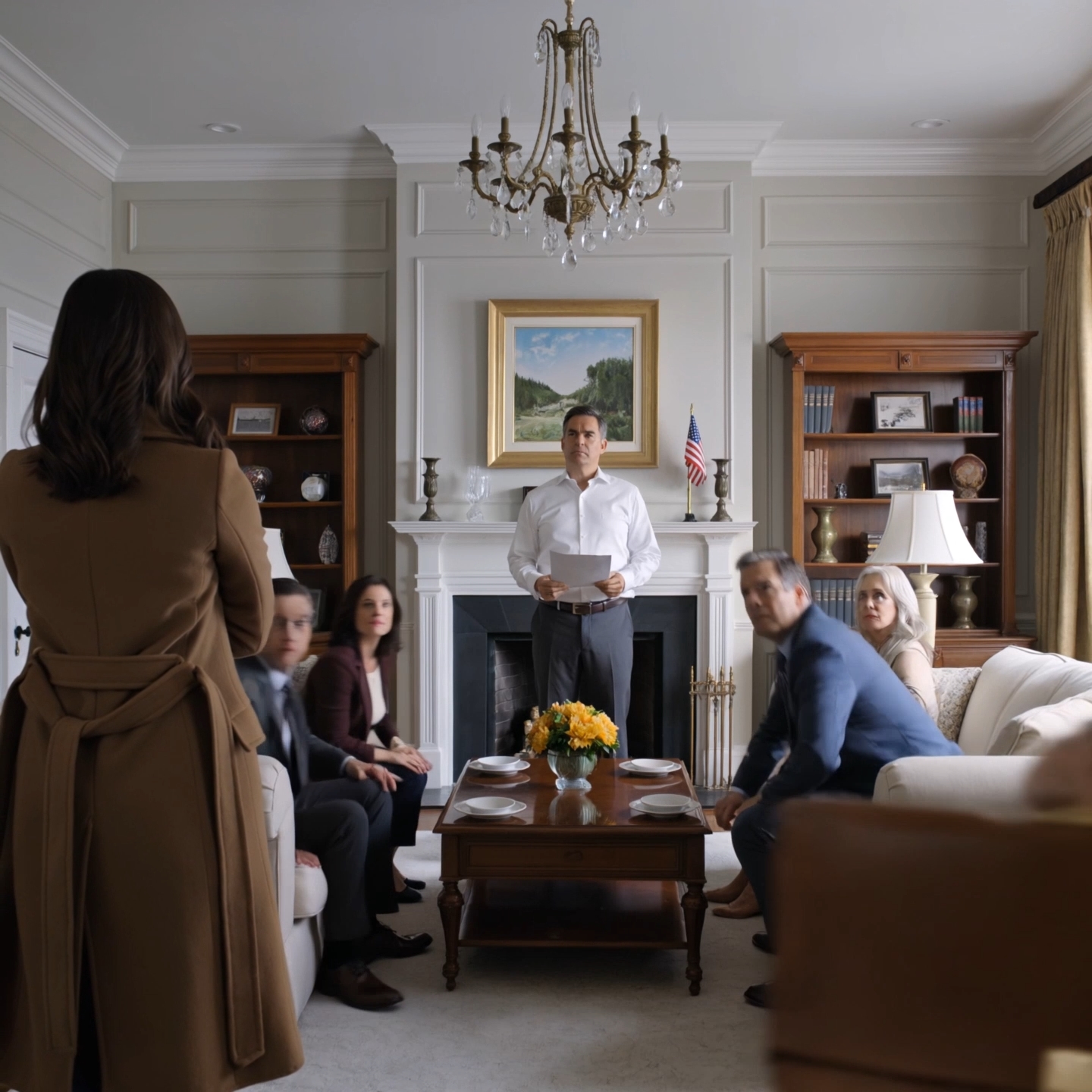 My father grounded me in front of 32 relatives like I was still twelve. I was twenty-nine, and the room laughed with him. I said, “Alright,” went upstairs, and emptied my bedroom before dawn. The next morning, while he was downstairs acting like he had finally put me in my place, my grandmother’s lawyer stepped into the foyer with a leather briefcase, and my brother’s smile vanished before the man said a single word.