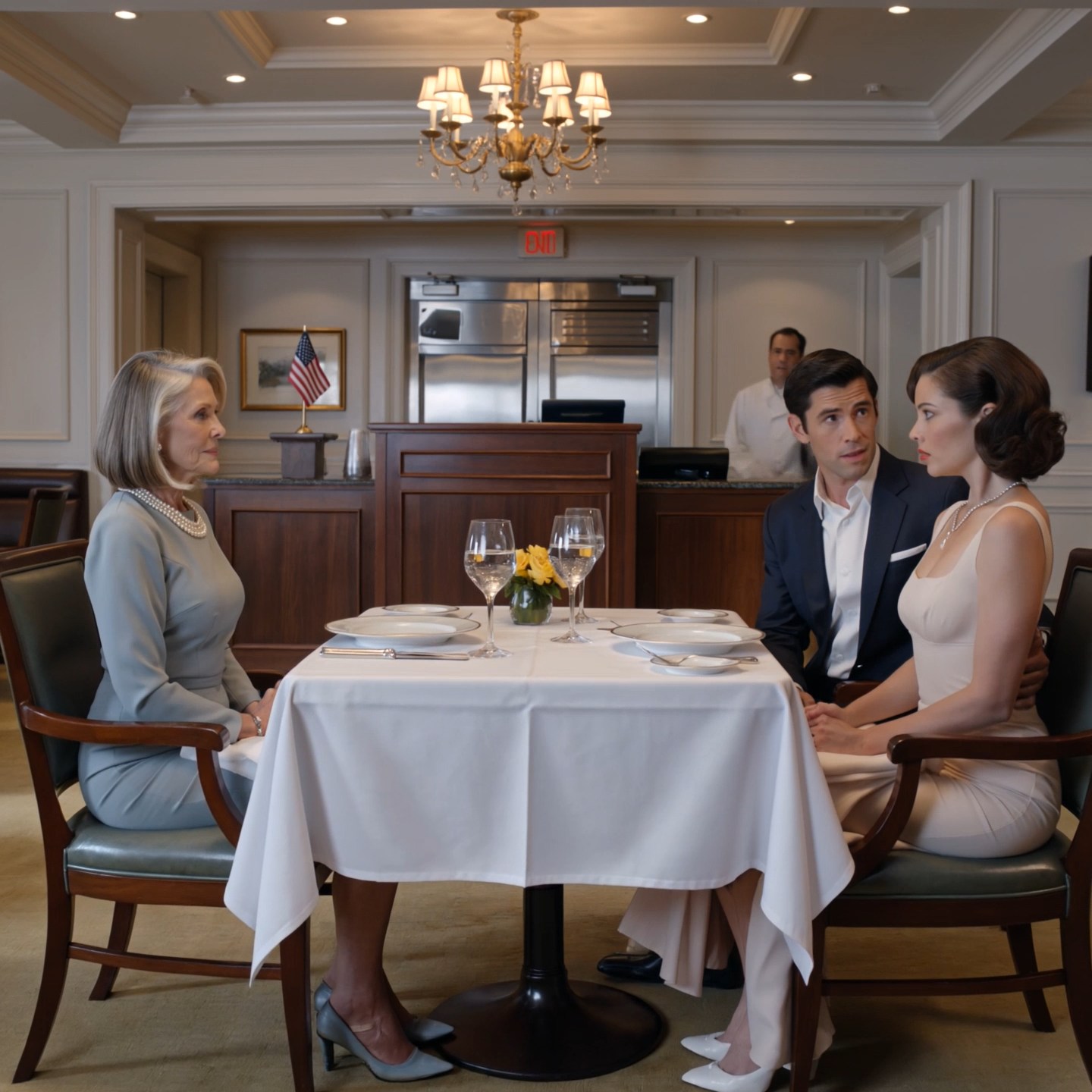 LS ‘We didn’t make an extra plate,’ my daughter-in-law said, sliding a glass of water toward me while her family ate lobster and buttered rolls under the warm dining room lights. My son barely looked up before adding, “You should know your place, Mom.” I smiled, folded my napkin, and said, “Noted.” A few minutes later, the front door opened, and the chef they’d been waiting for stepped inside and asked for me by name.