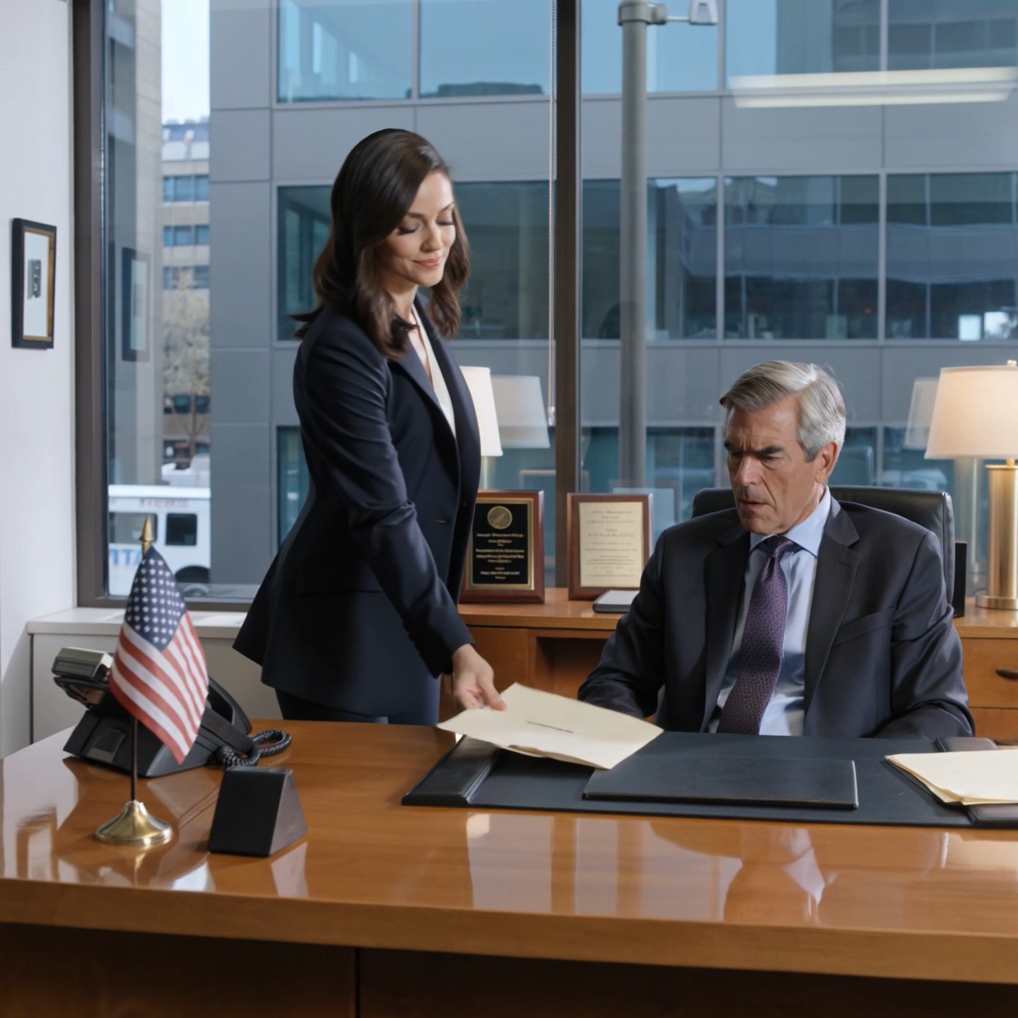 LS My boss folded his hands and gave me the kind of smile people use when they think they’ve already decided your future. “Diana, your work is exceptional, but we’re giving the vice president role to Kristen. She brings a fresh energy.” I thanked him, picked up my bag, and left without arguing. The following Tuesday, I came back, set a folder on his desk, and watched his expression change when he reached page two: three signed contracts, three major clients, and every one of them leaving with me.