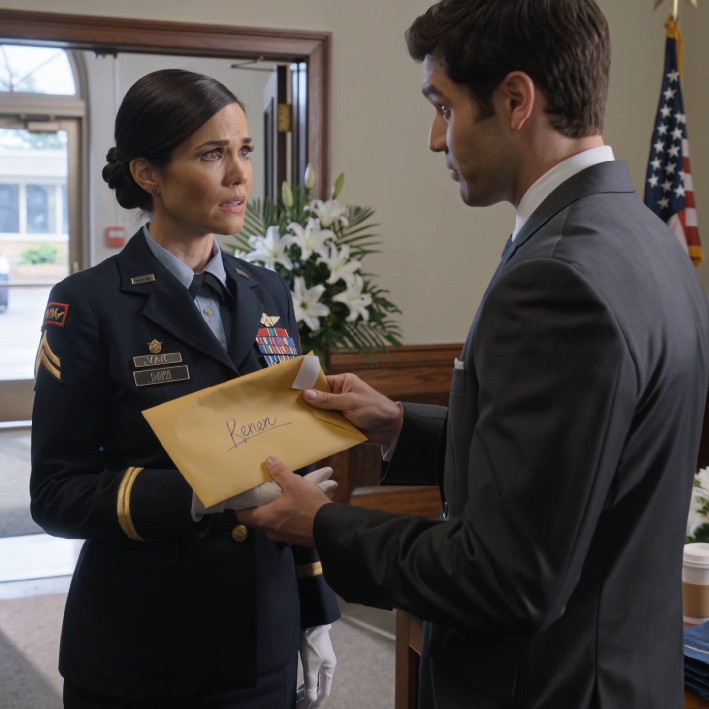 LS Right after my husband’s funeral ended, while the family was still saying their goodbyes, his assistant walked straight over to me, glanced around to make sure no one was listening, and quietly slipped a sealed yellow envelope into my hand. Then he leaned in and whispered, “Open it when you’re alone. And listen to me—don’t tell anyone in your family.” I waited until I was by myself to look inside, and the second I saw what he had left for me, my hands started shaking.