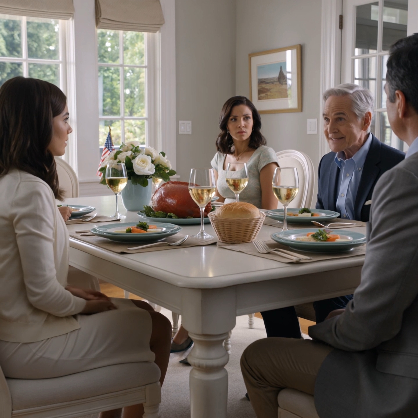 At Easter lunch, my stepmother told me to wire my savings to my stepsister because “she needs it more.” I said no. Then my dad pulled two bank letters from his jacket, and Claire’s face changed before the rest of the table understood why.