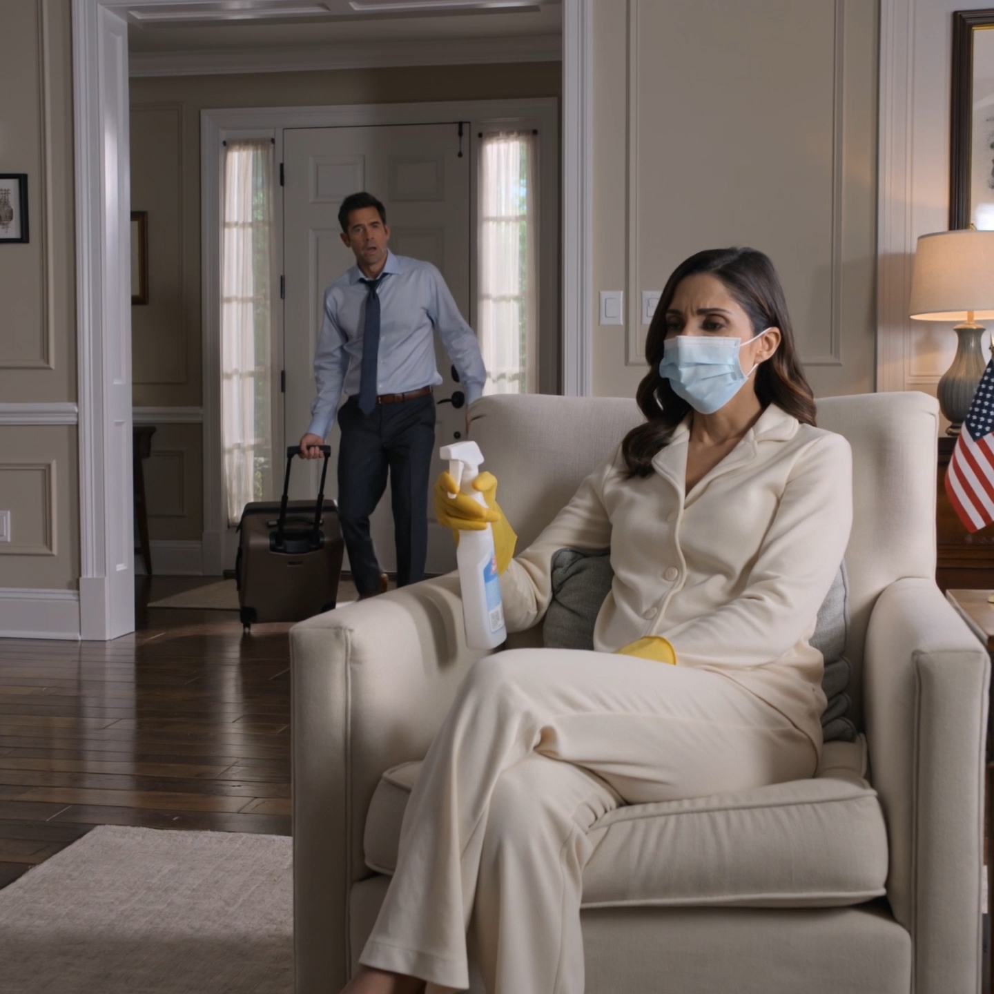 My husband disappeared with his assistant for seven days. When he came home, I had already set out a plastic chair by the door, a black trash bag for his clothes, and one question that sent him straight to the hospital.