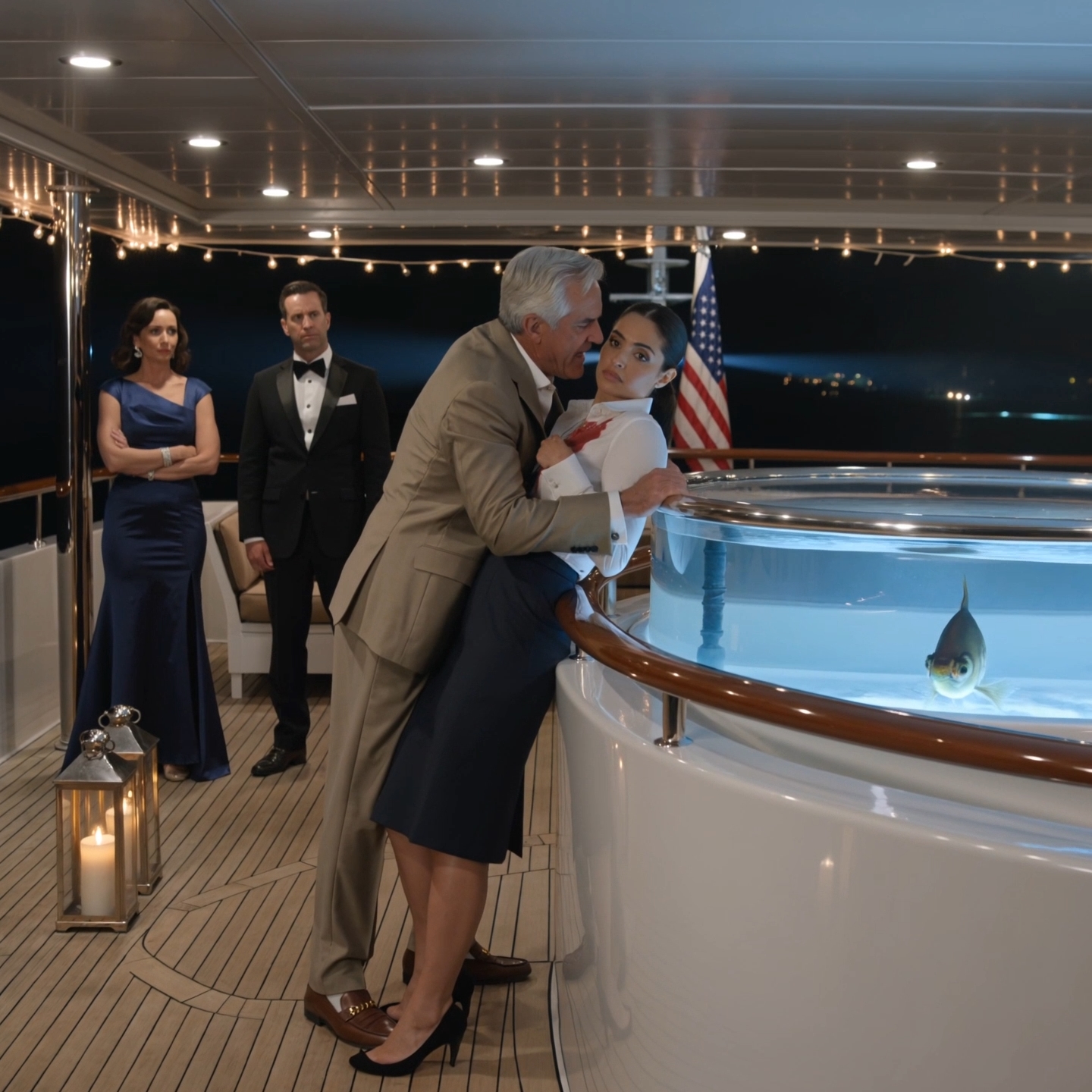 Bradford Wellington III poured Bordeaux down my white service blouse, dragged me across the deck of his yacht, and asked what I had heard. He was right to worry about that part. He was wrong to think the woman standing in front of him was only there to carry champagne.