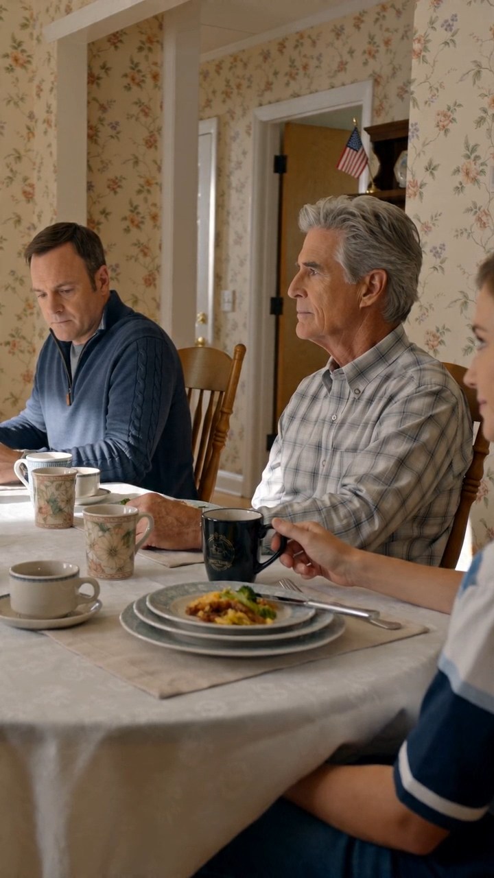 ‘What a lovely house,’ my daughter-in-law said over Sunday dinner. ‘My mother will love it. We’re moving in.’ She had already decided who would take each room. I only said one word—and the whole table went still.