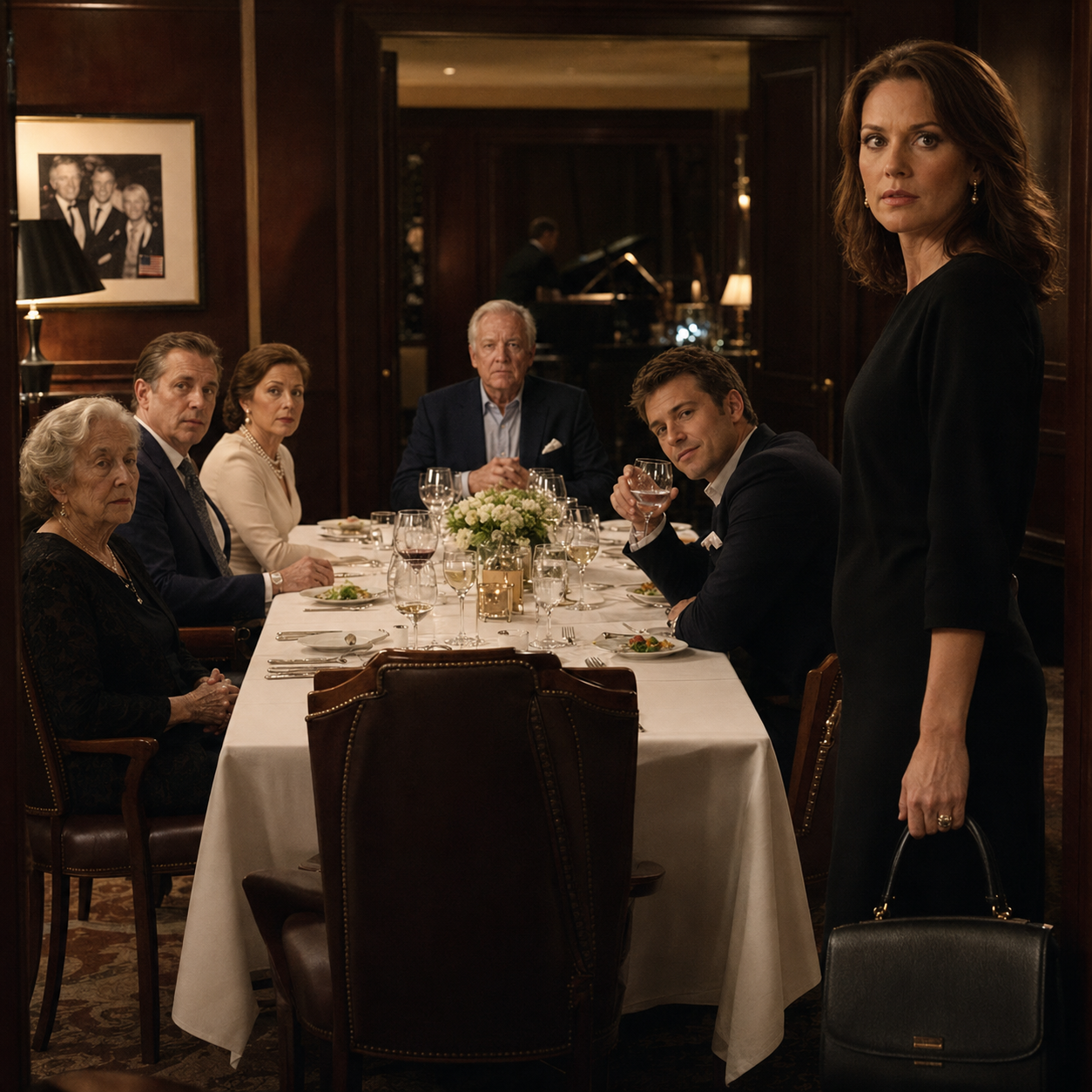 My parents invited me to an elegant family dinner just to cut my name out of the inheritance in front of everyone. The whole table clapped. I smiled, finished my drink, and walked out. Forty-eight hours later, nobody at that table sounded so certain.