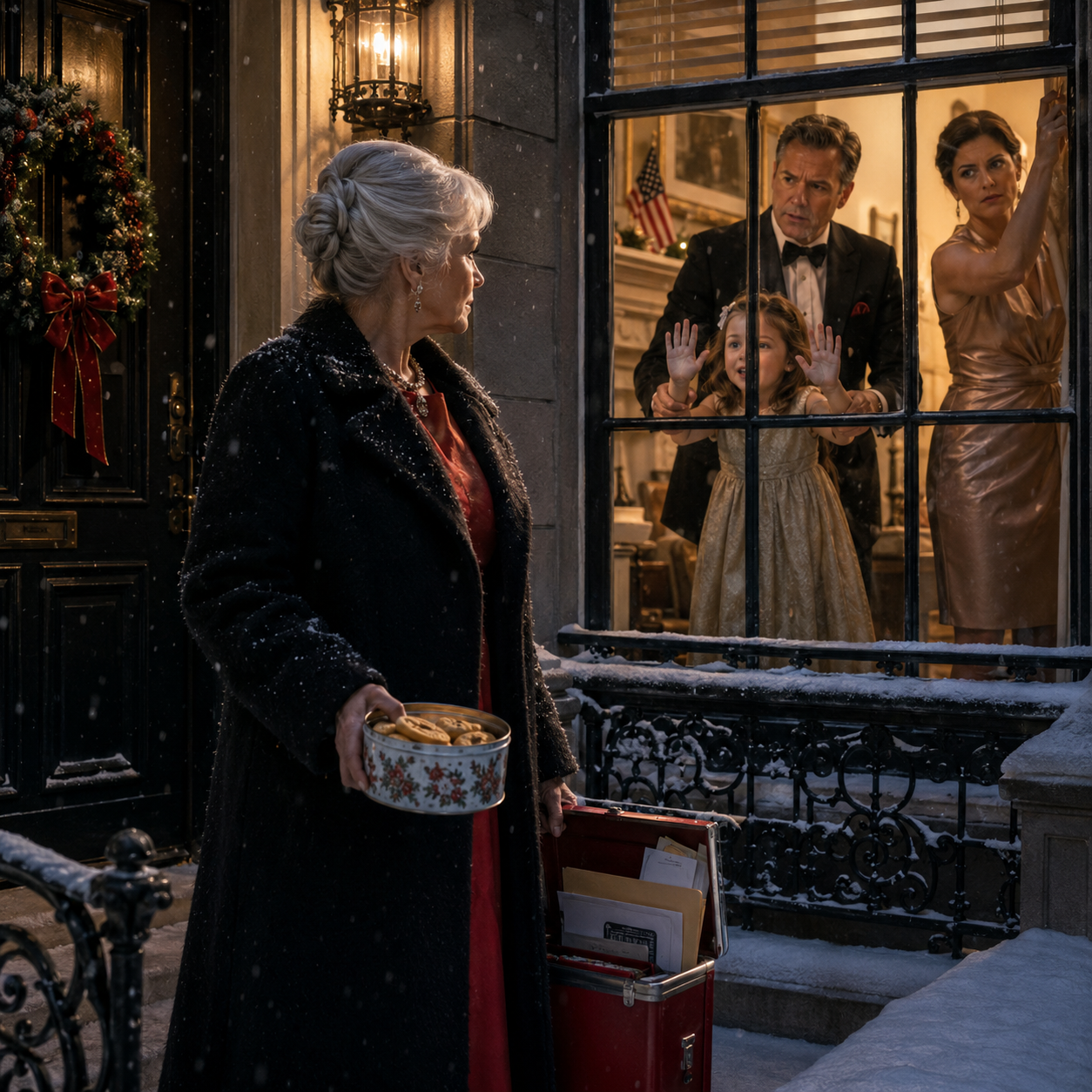 On Christmas Eve, I flew to New York with cookies for my grandchildren and a red suitcase my son had no idea he needed. From the window, I heard him say, ‘Pretend we’re not home.’ So I stepped back into the snow, checked into a hotel near Central Park, and opened the folder I had almost handed him.