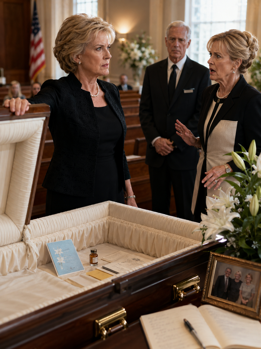 My sister called me before breakfast and said, ‘Mom’s dead. The estate is mine.’ I didn’t cry. I didn’t argue. I just hung up, drove straight to the nursing home she had ‘handled,’ and by midnight, I was holding three things Glenda never expected me to find: a vial from Mom’s tea, a hidden camera recording, and a funeral invitation with my own name on it.