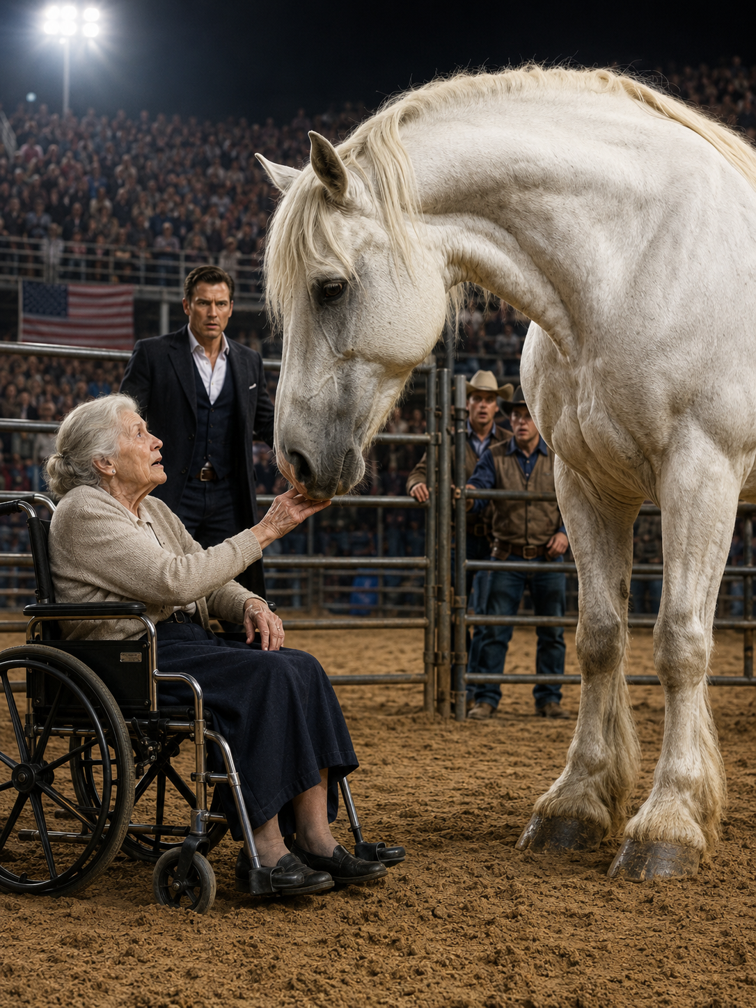 D12 For money, my son planned a terrifying trap and left me in my wheelchair in front of a wild, dangerous horse, hoping to get rid of me forever… but he never imagined that animal would recognize something no one else in the arena saw.