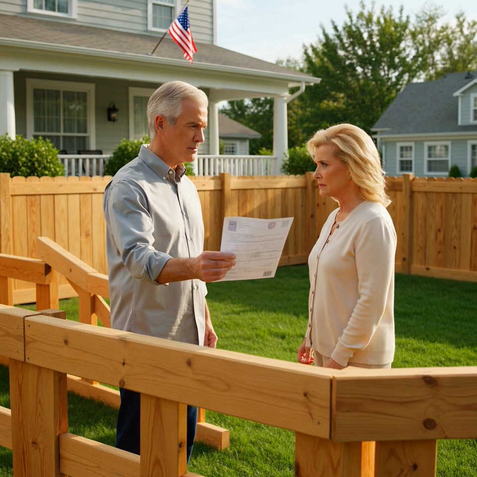My neighbor stole 90 square feet of my yard before breakfast, then stood behind her brand-new cedar fence and smirked like I was the trespasser. She had bullied two other neighbors into silence already. But she didn’t know the ugliest mistake on that fence wasn’t where she built it — it was what she accidentally blocked.