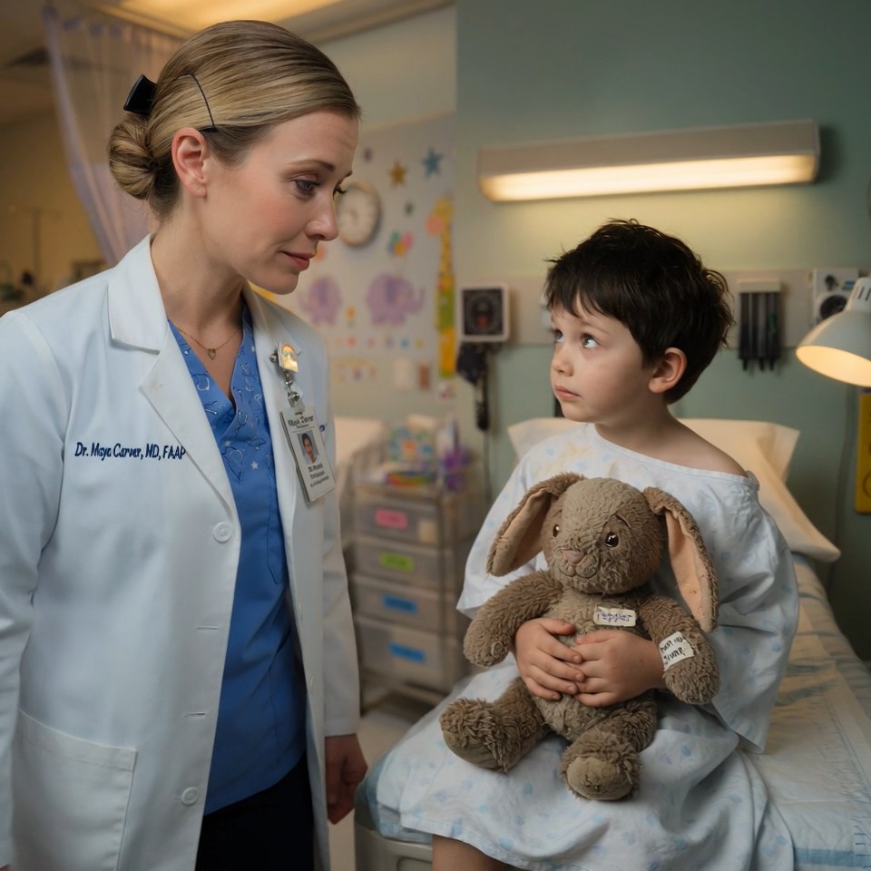 The hospital said a little boy had my name in his backpack. I said I had no children — then he looked up at me with my own eyes.