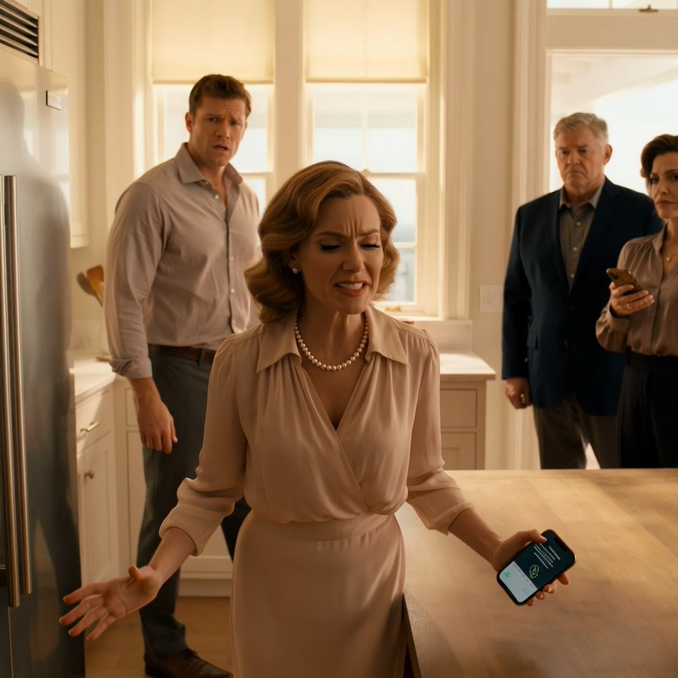 My son ordered me to cook three turkeys for 35 of his wife’s relatives, then told me to stay hidden in the kitchen so she could pretend my house was her perfect Thanksgiving. I smiled, booked Miami, and left them an empty kitchen — but the real disaster began when the second thing I sent arrived at the front door.