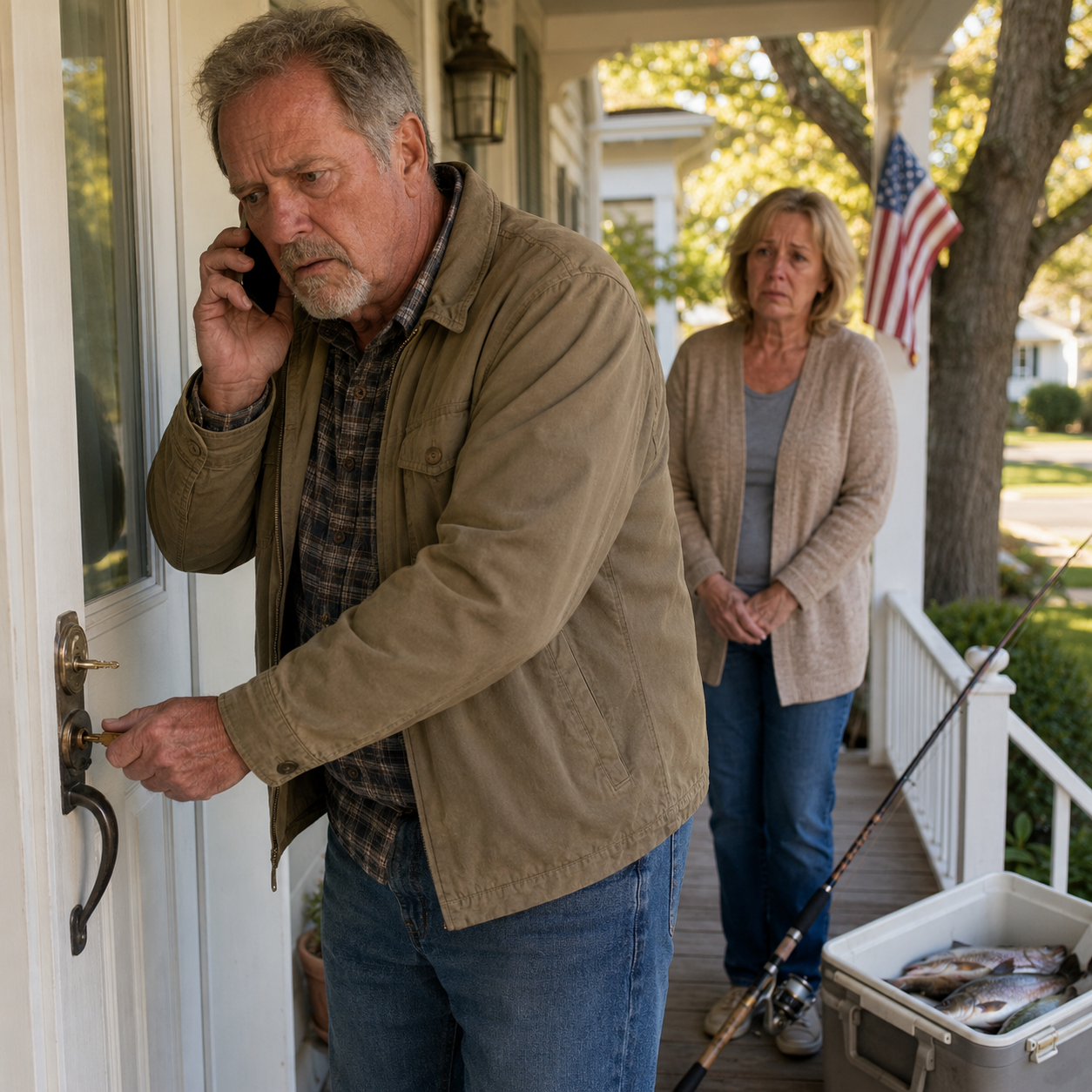 My son sold my $720,000 house while I was away fishing, changed the locks before I got home, then answered the phone and said, ‘Dad, this is for your own good’—but he didn’t know I had left my lawyer one sealed instruction for the exact day my own key stopped working.