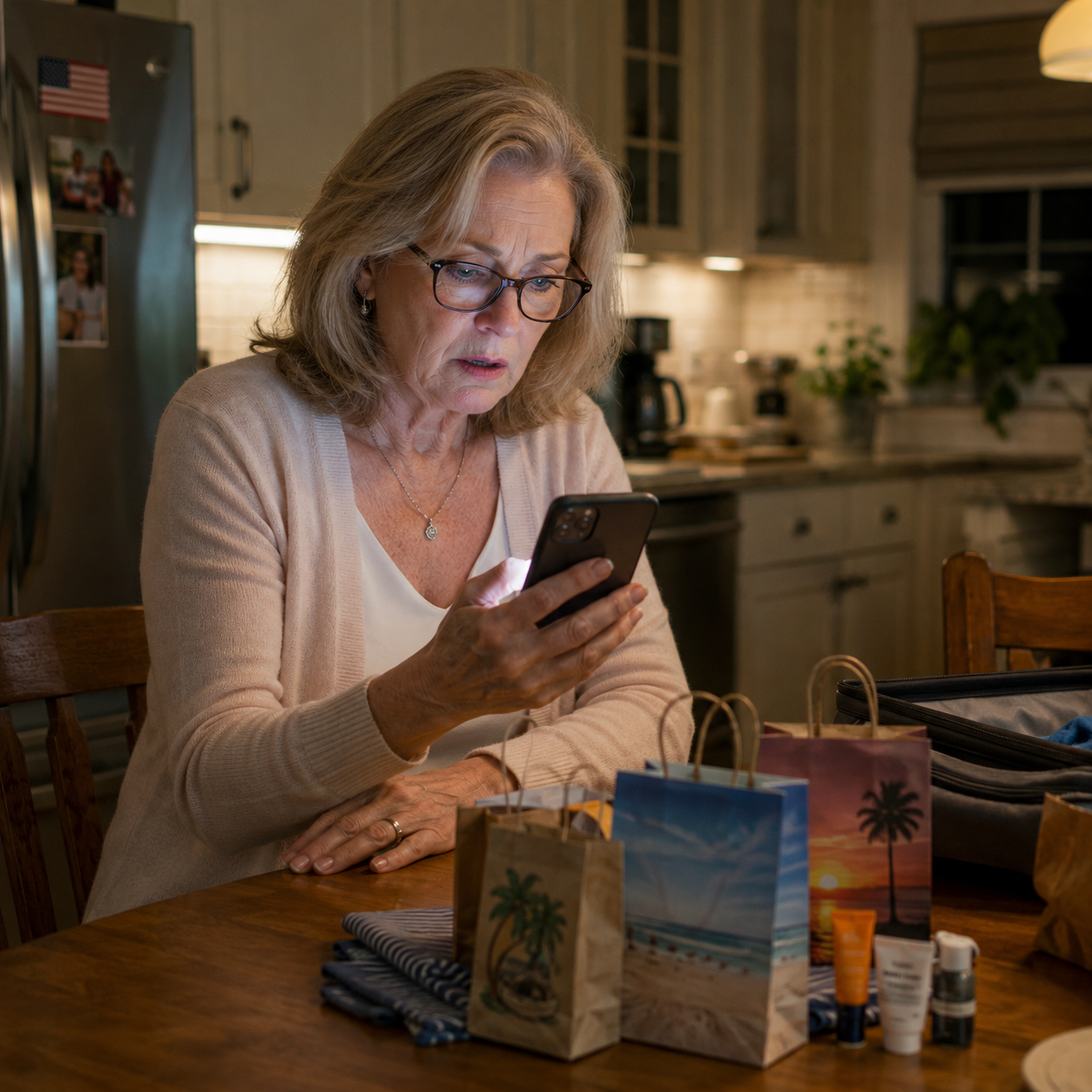 My son texted, ‘You’ve already done your part by paying. My wife wants only her family in Hawaii,’ after I had spent three years saving every spare dollar for that trip—so I waited until they were smiling at LAX with eight tickets, eight suitcases, and not one seat for me, then I froze the travel fund so quietly the first apology had to come from a declined card.