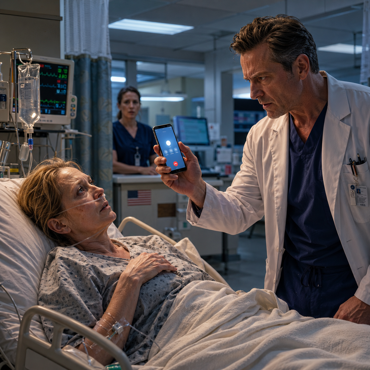 At 3:47 a.m., I begged both of my children to drive me to the hospital because my chest felt like it was being crushed — they told me to call an Uber and went back to sleep, but six hours later, a doctor took my phone, called them himself, and said one sentence that made my son start yelling before he even knew the worst part.